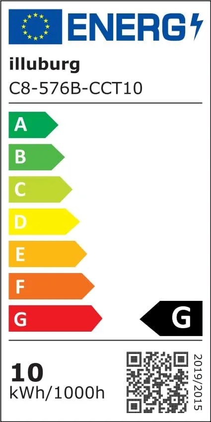 illuburg Striscia LED COB CCT 24V 2700K-6500K 10m 576LED/m CRI90+ Dimmerabile Autoadesiva - immagine 12