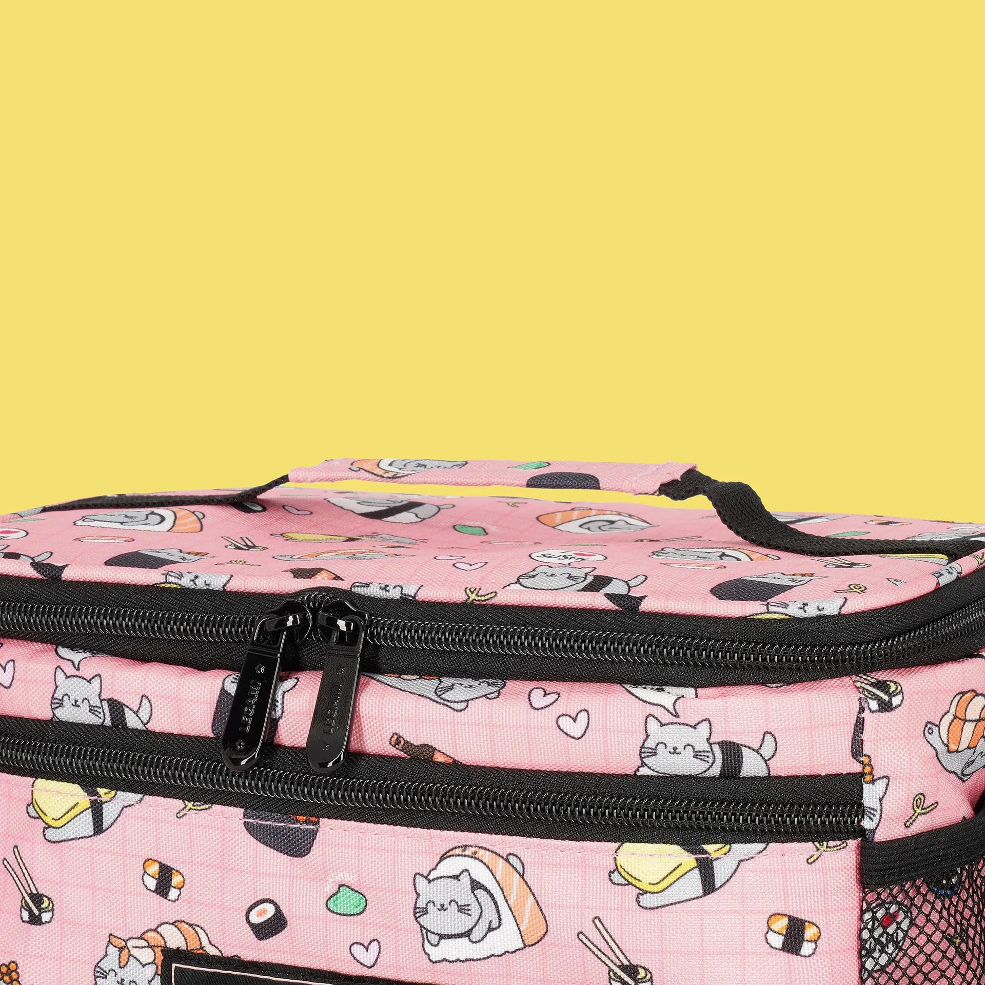 Legami Borsa Termica per il Pranzo Sushi Cat, 7,7 Litri, 28 x 17 x 15 cm - immagine 4