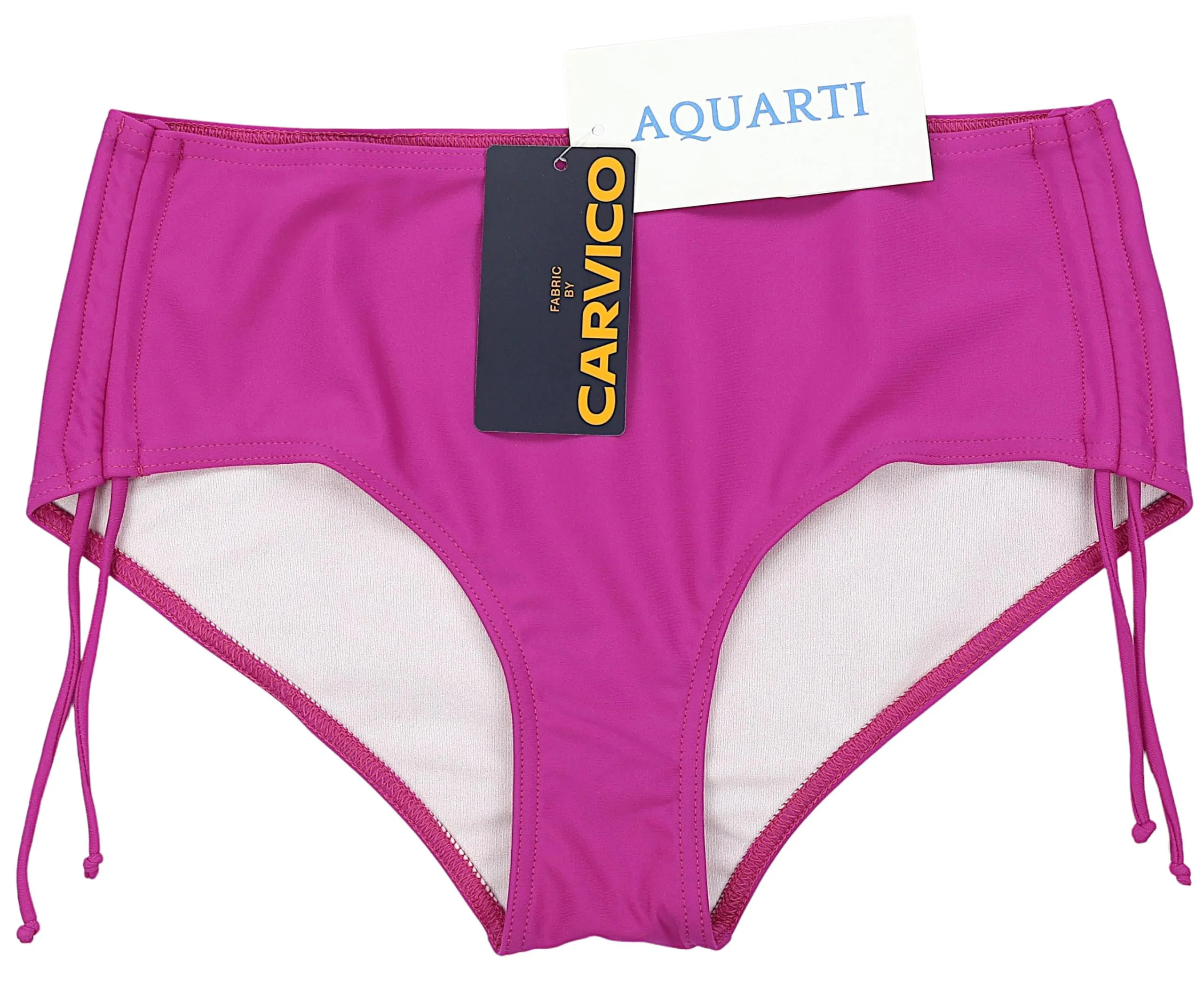 Aquarti Slip Costume Donna con Laccetti, Porpora, 44 - immagine 3