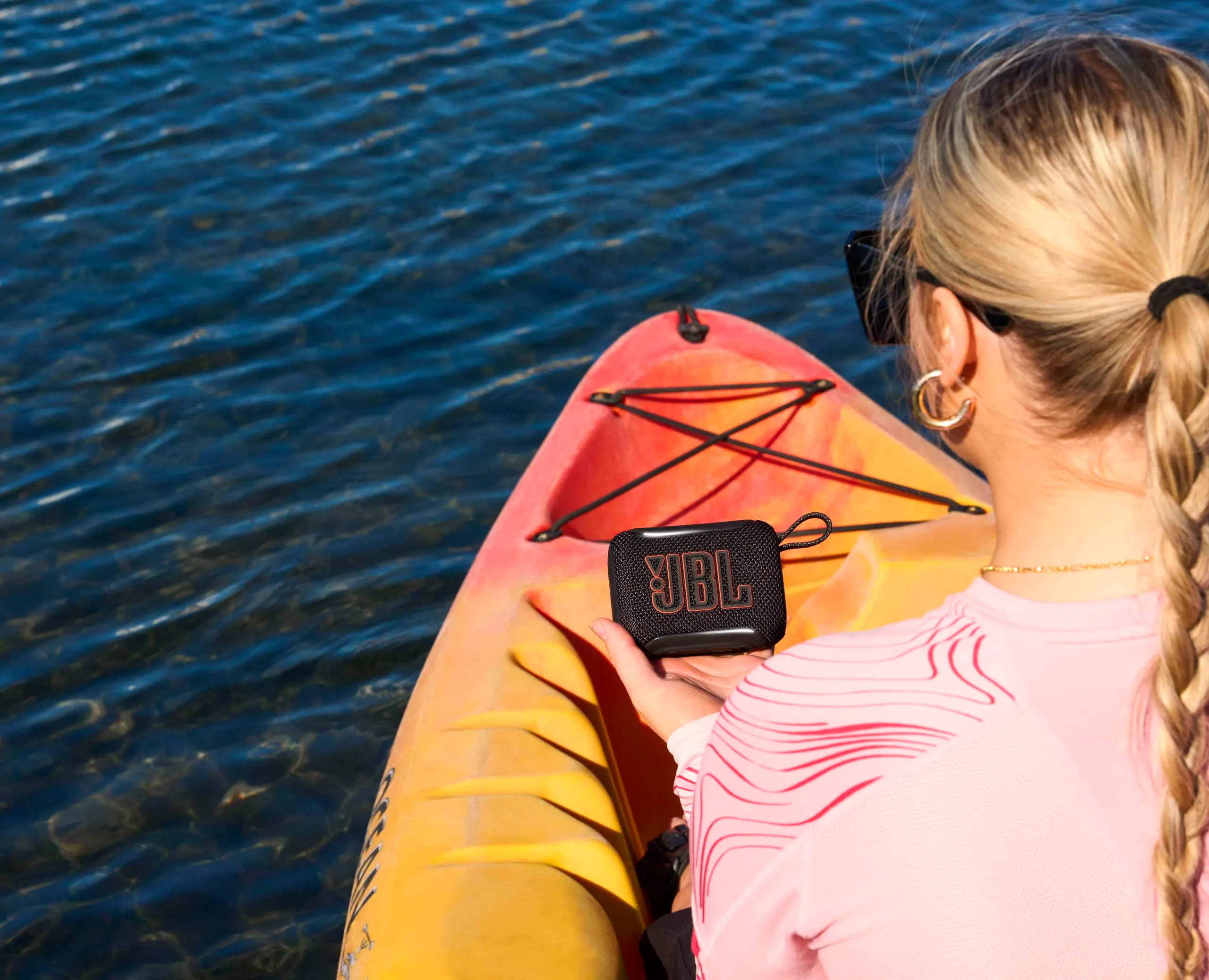 JBL Go 5 Altoparlante Bluetooth Ultraportatile Impermeabile, Nero - immagine 7