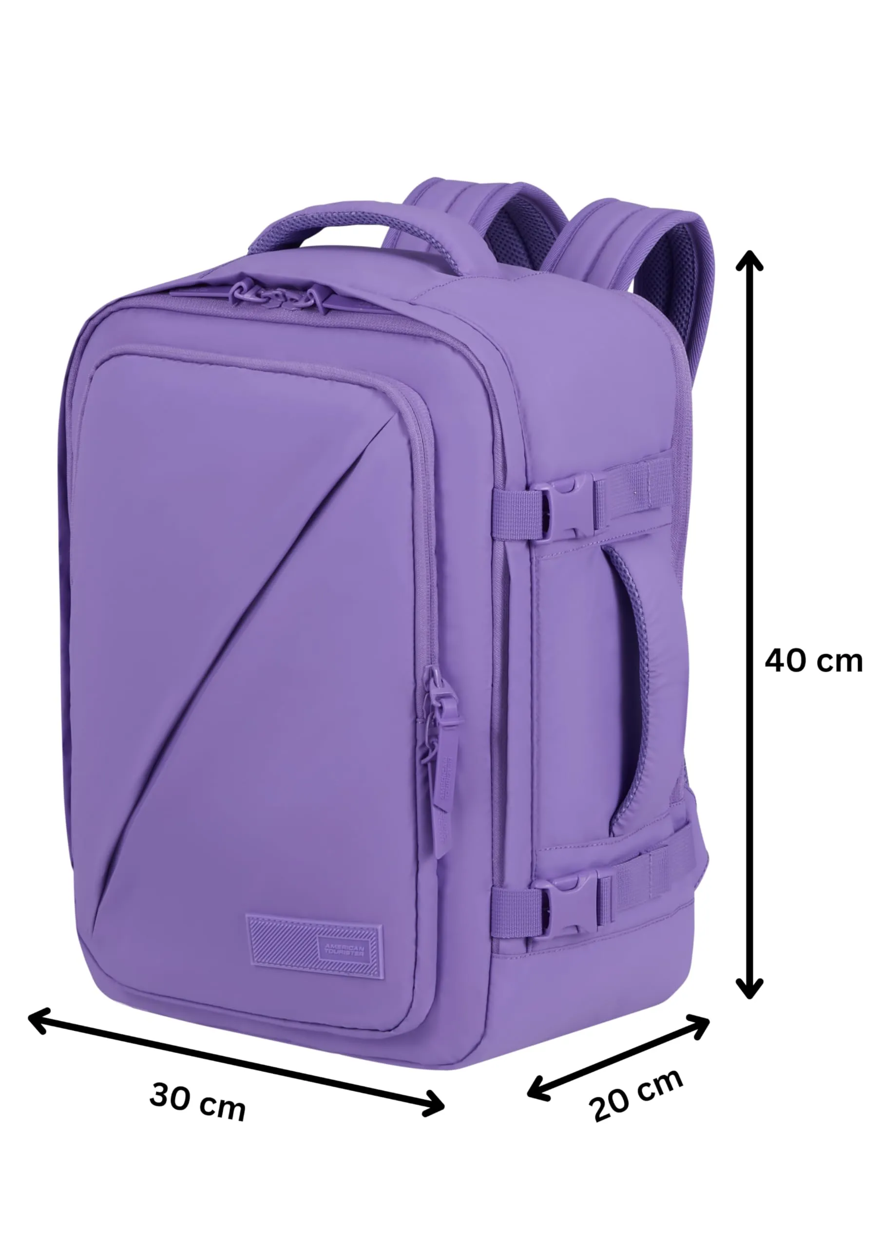 American Tourister Take2Cabin Casual Backpack Puff 26,5L Purple Pulse - immagine 6