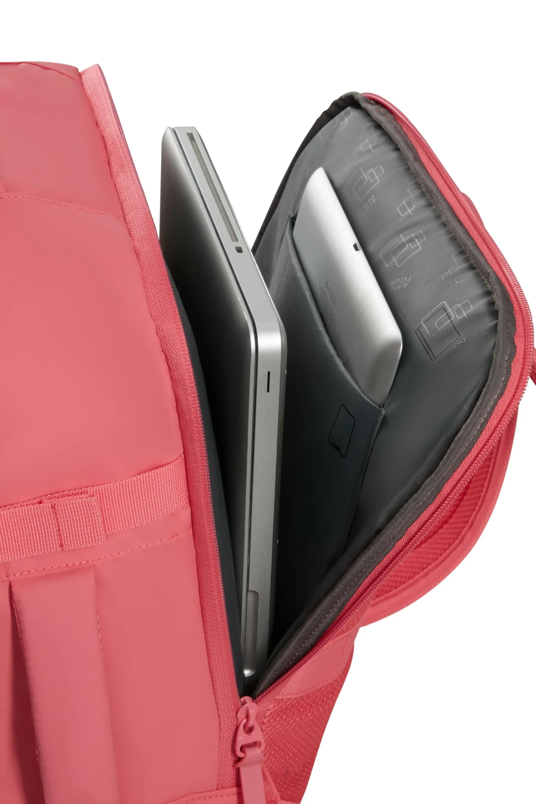 American Tourister Take2 Zaino Cabina, Rosa, 40x30x20 cm, 26.5L, Scomparto PC 15.6'' - immagine 8