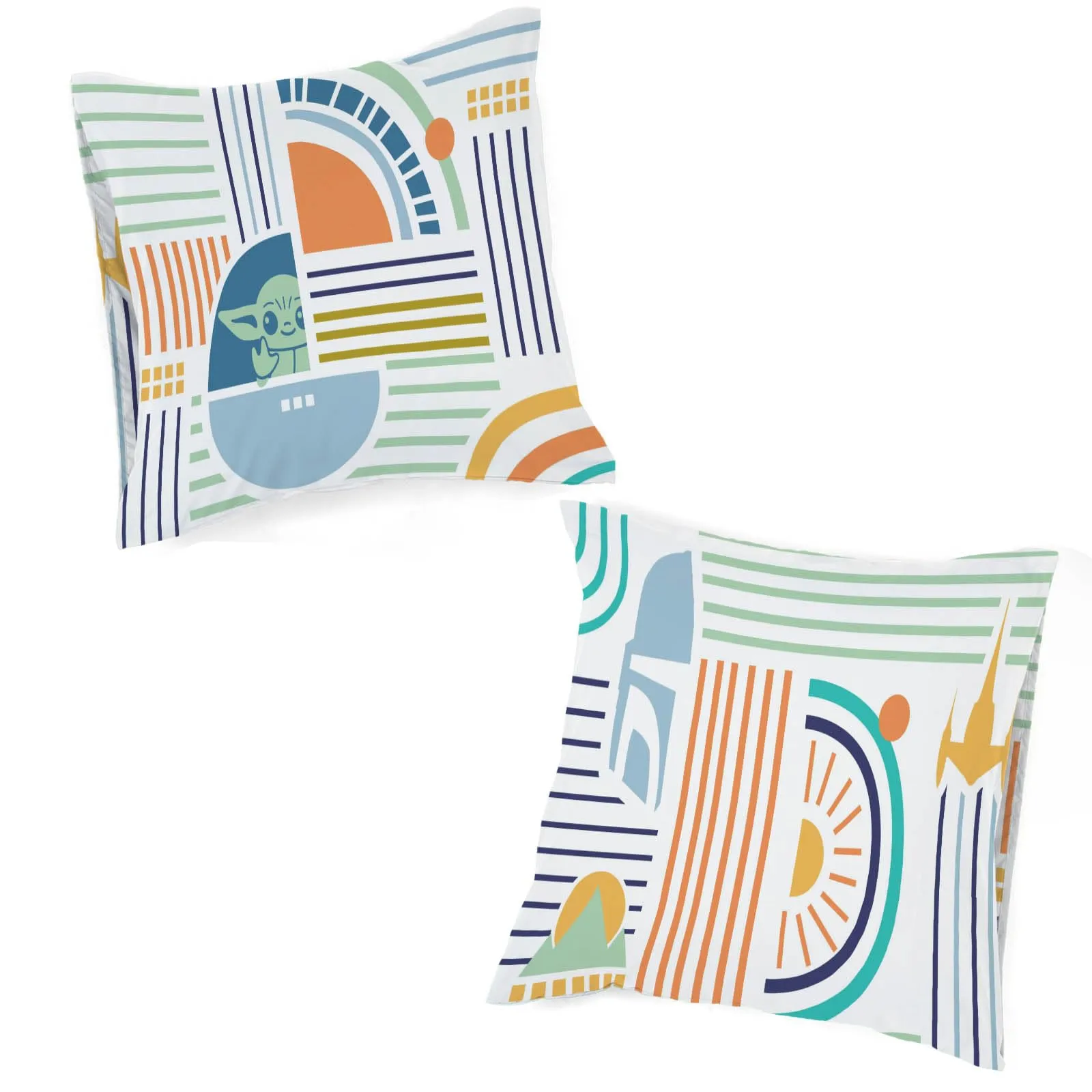 Jay Franco Star Wars The Mandalorian Bedding Set, Single, Multicolore, 2 Pieces - immagine 3
