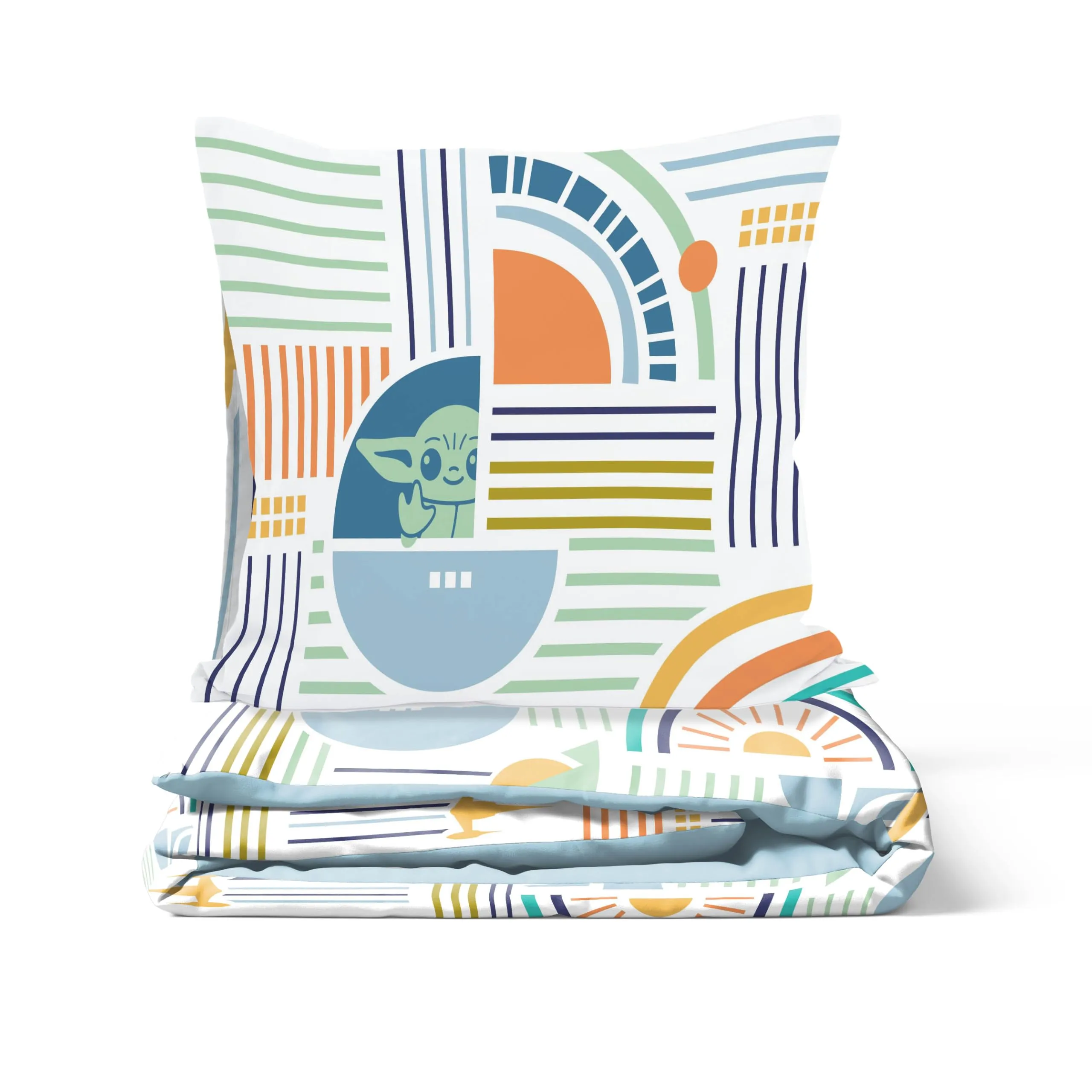 Jay Franco Star Wars The Mandalorian Bedding Set, Single, Multicolore, 2 Pieces - immagine 6