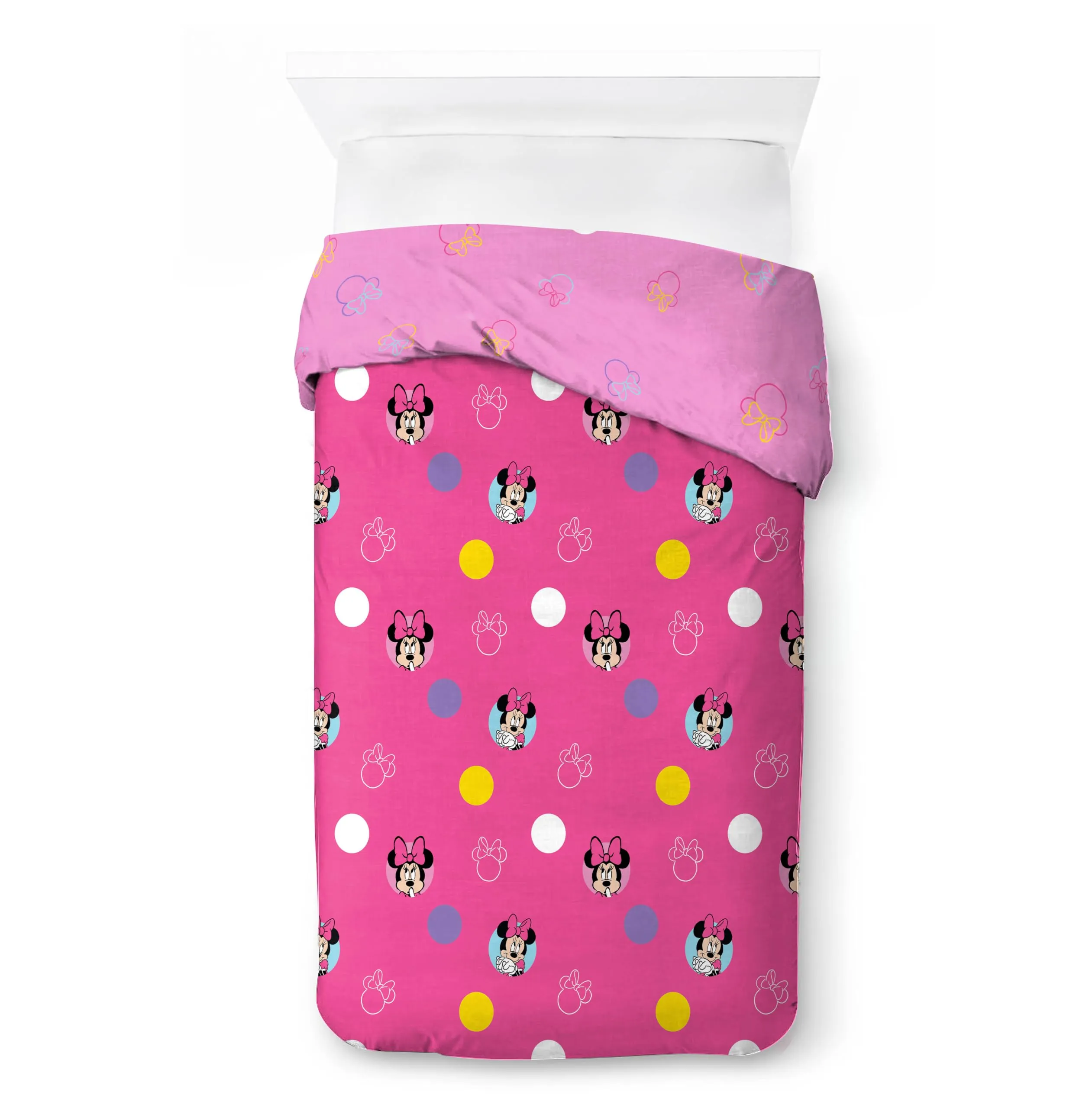Jay Franco Disney Minnie Mouse Bedding Set, 2 Pieces, Single - immagine 4