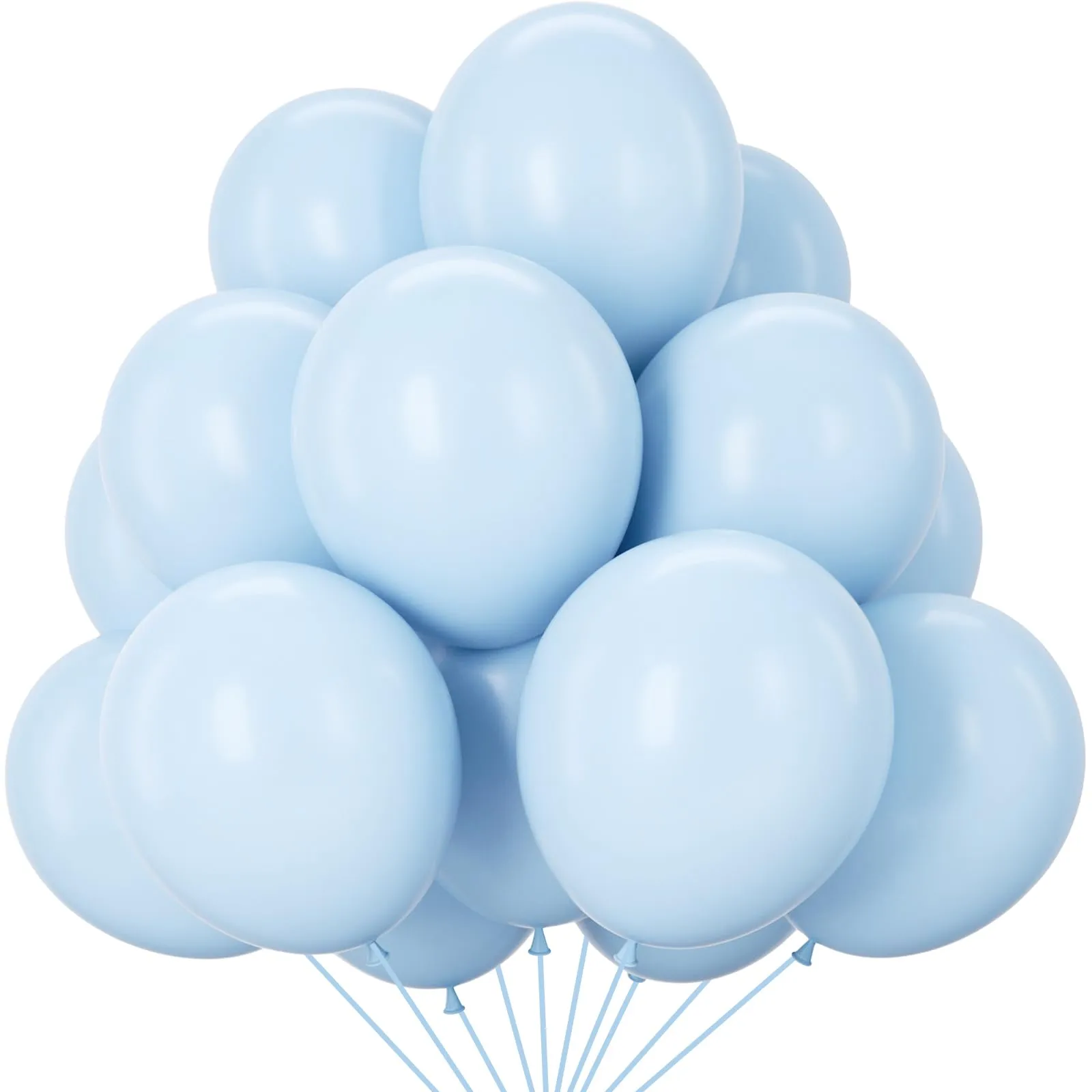 fairymaiden Palloncini in Lattice Blu Pastello Macaron, 100 Pezzi, 12 Pollici - immagine 1
