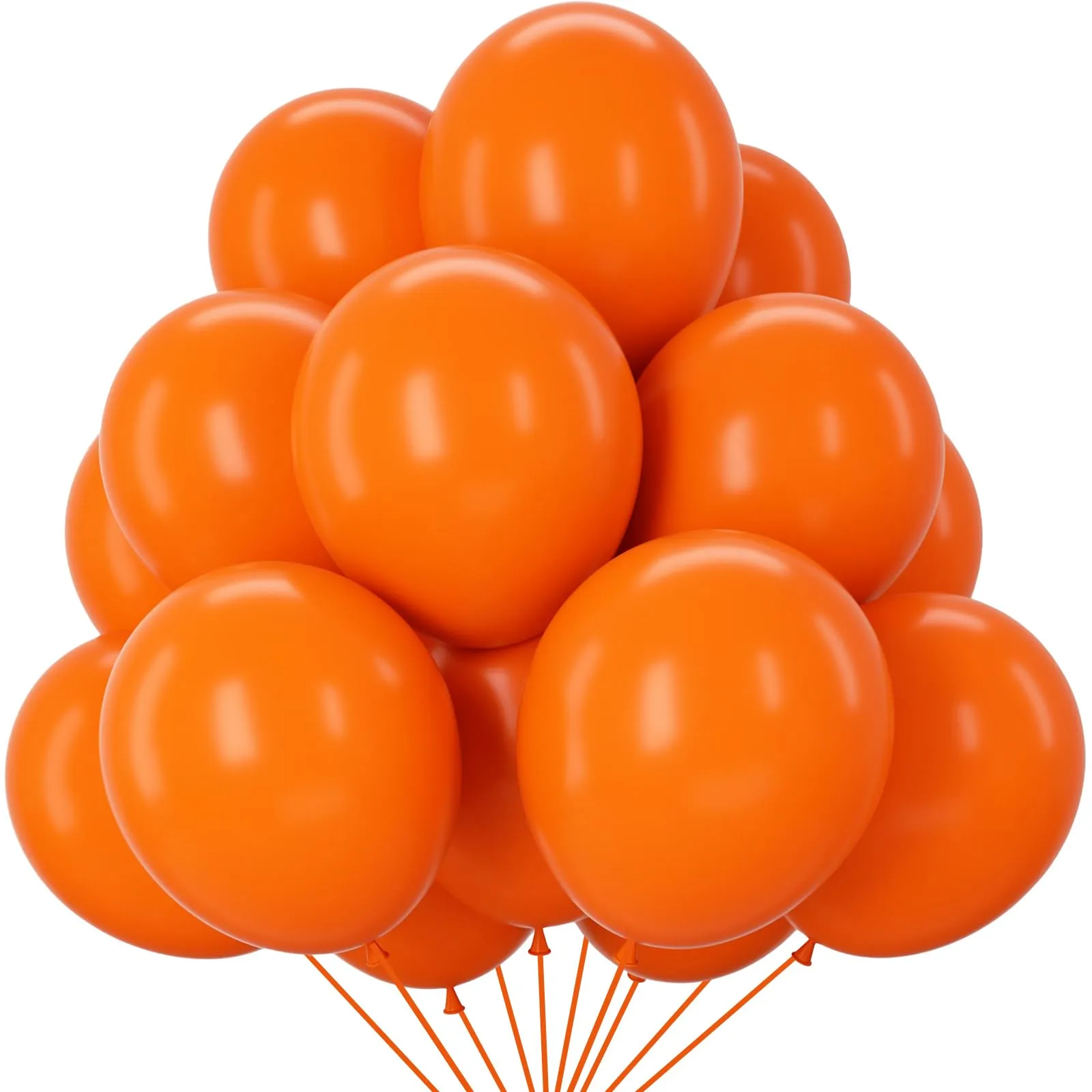 fairymaiden Palloncini Arancioni in Lattice, 100 Pezzi, 12 Pollici - immagine 1