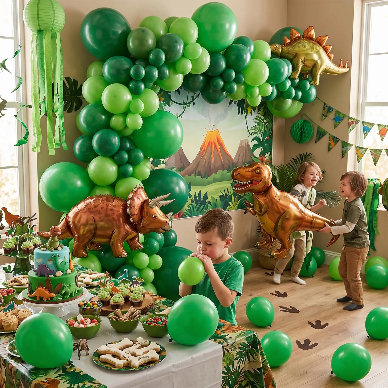 Fairymaiden Palloncini Verdi in Lattice, 100 Pezzi, 12 Pollici - immagine 3
