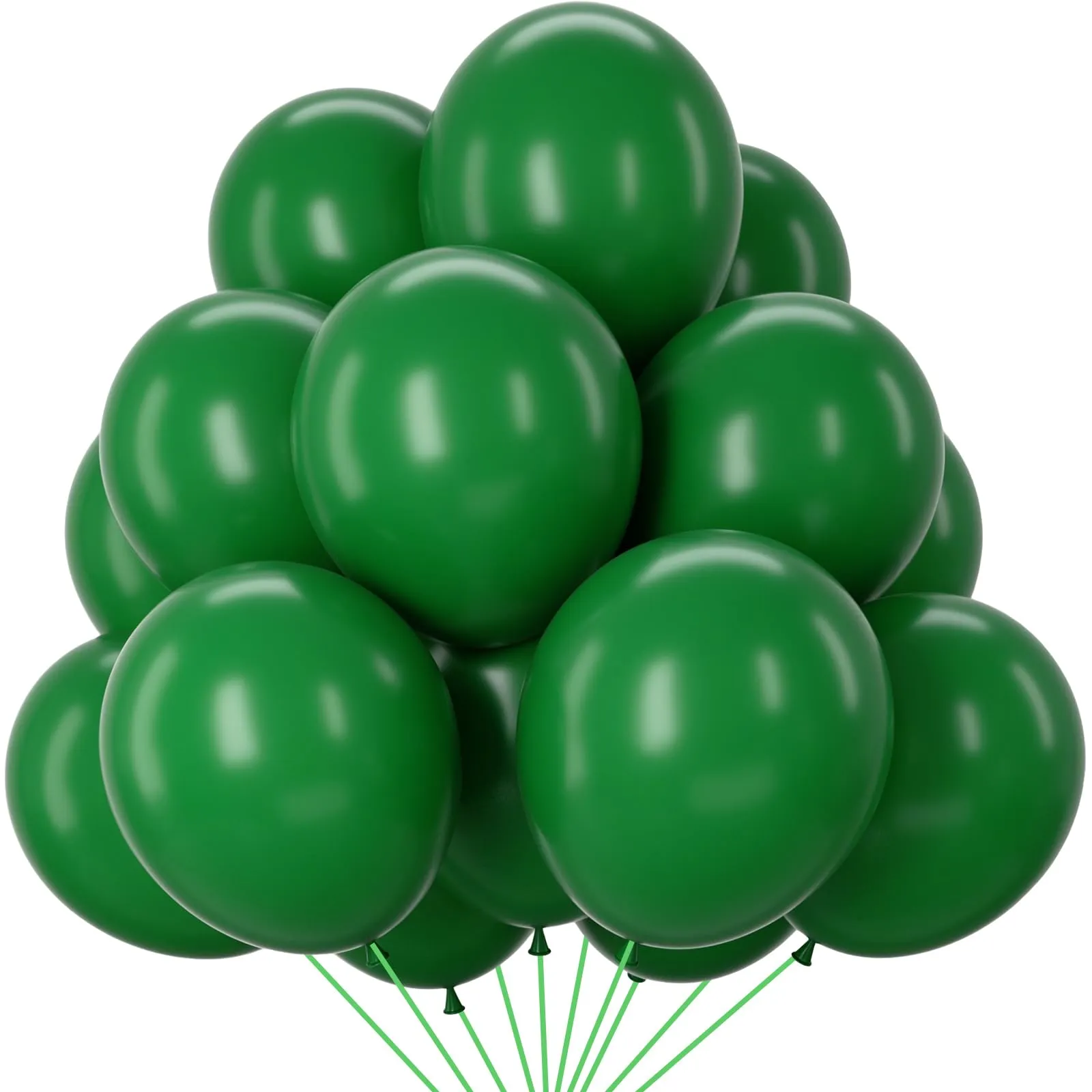 fairymaiden Palloncini Verde Scuro in Lattice, 100 Pezzi, 12 Pollici - immagine 1