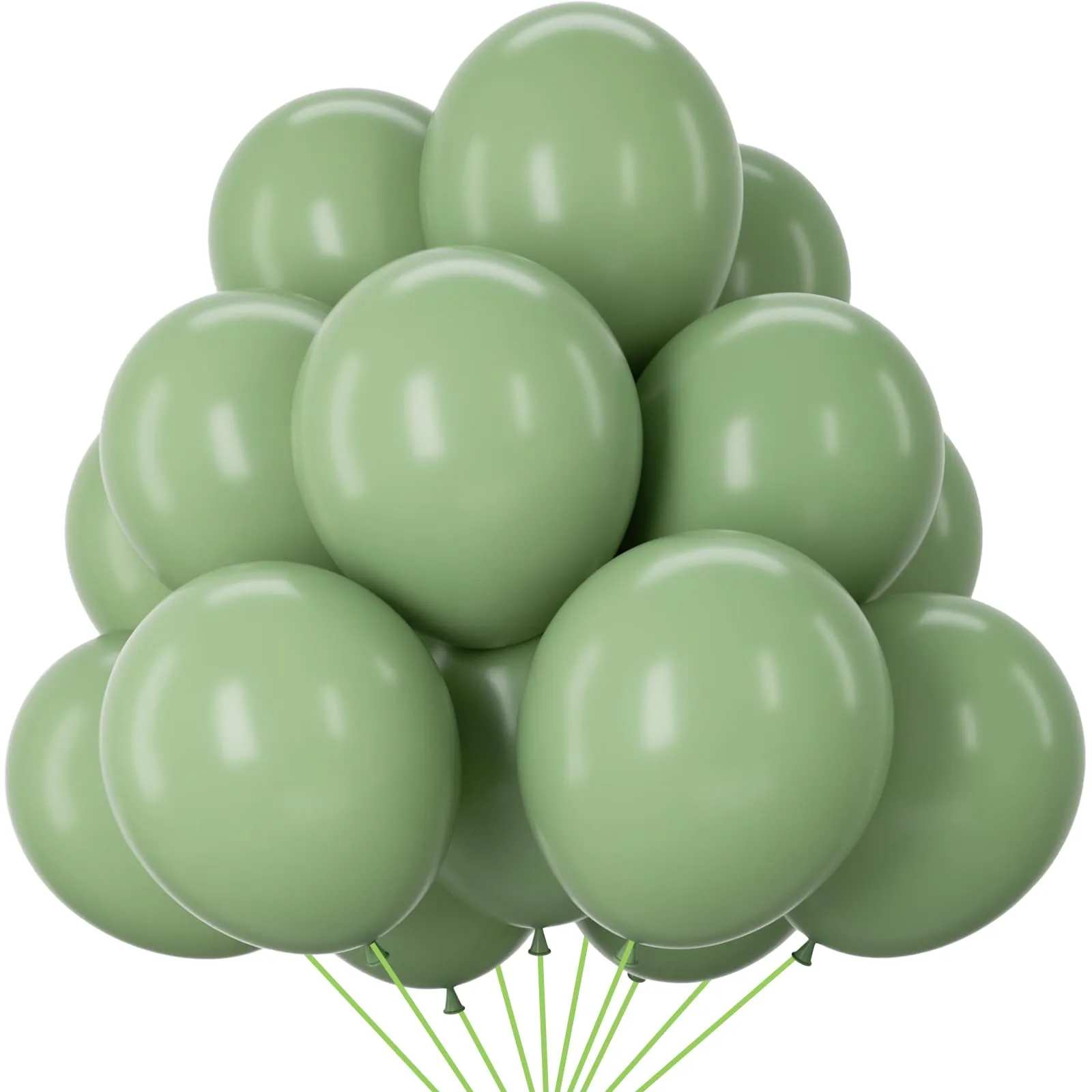 fairymaiden Palloncini in Lattice Verde Avocado, 100 Pezzi, 12 Pollici - immagine 1