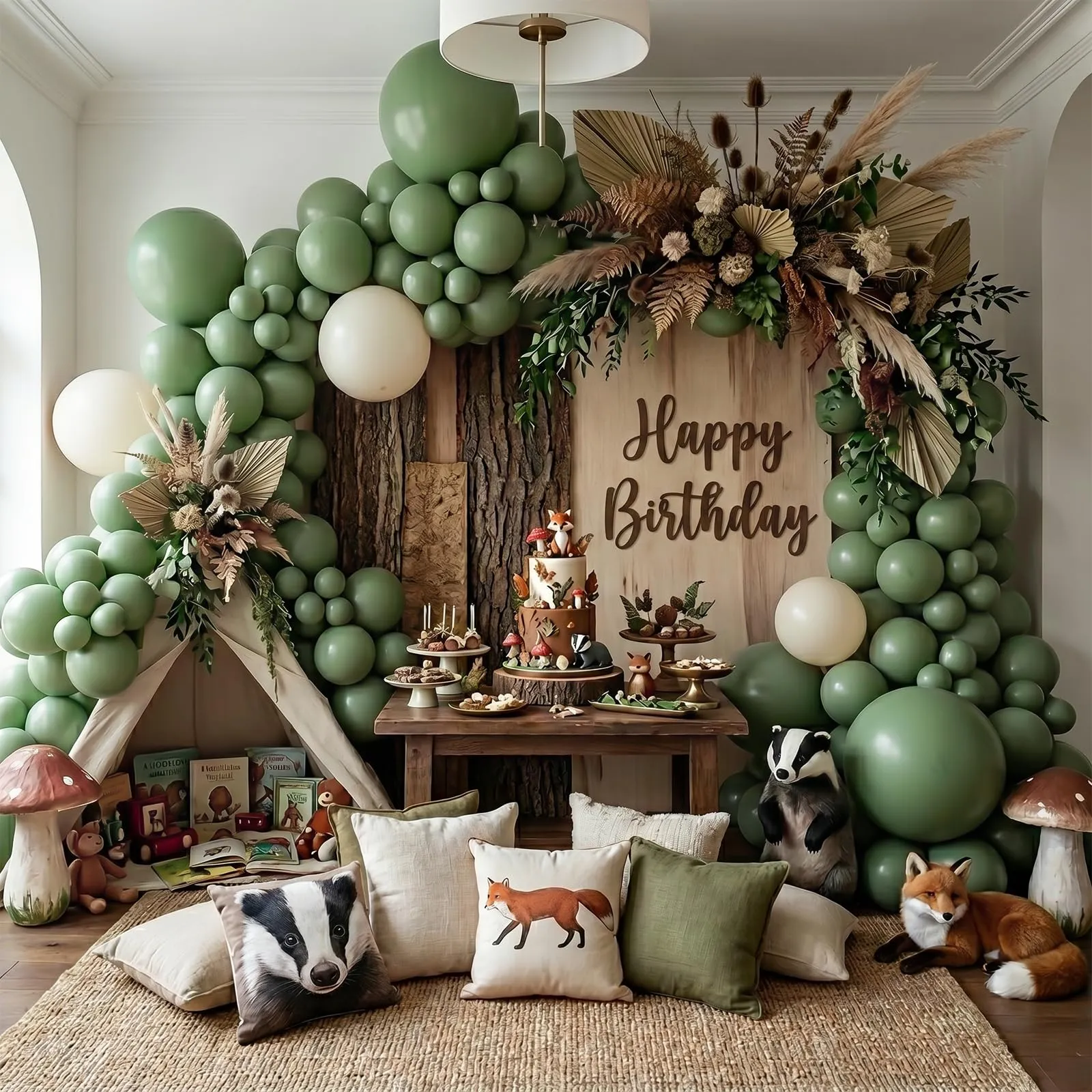 fairymaiden Palloncini in Lattice Verde Avocado, 100 Pezzi, 12 Pollici - immagine 3