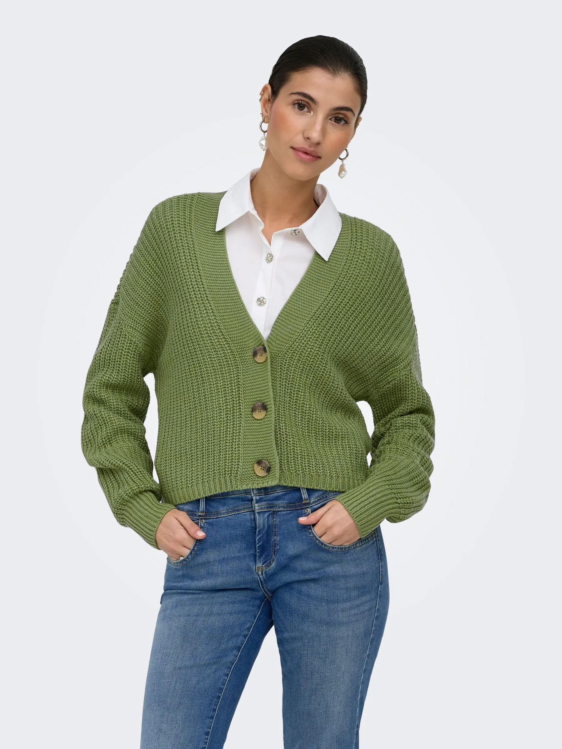 ONLY OnLCAROL Cardigan Verde S - immagine 3