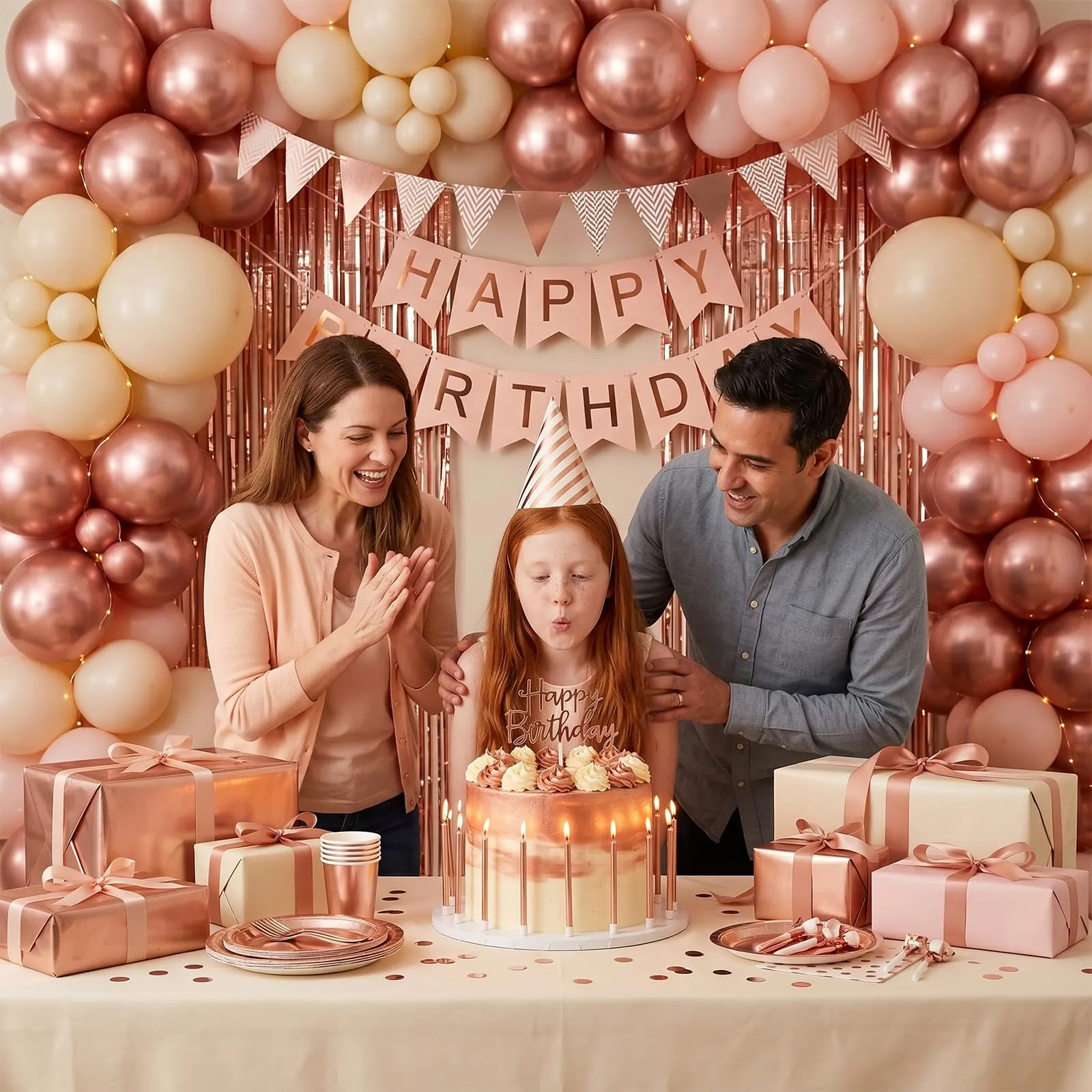 fairymaiden Palloncini Oro Rosa Metallizzati, 100 Pezzi, 12 Pollici - immagine 3