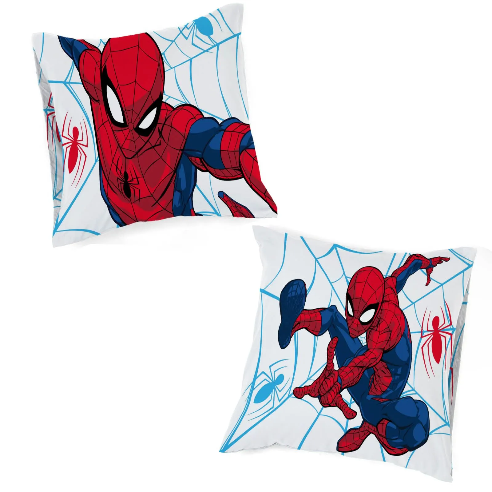 Jay Franco Marvel Spider-Man Bedding Set, Blue, 3 Pieces Single - immagine 4