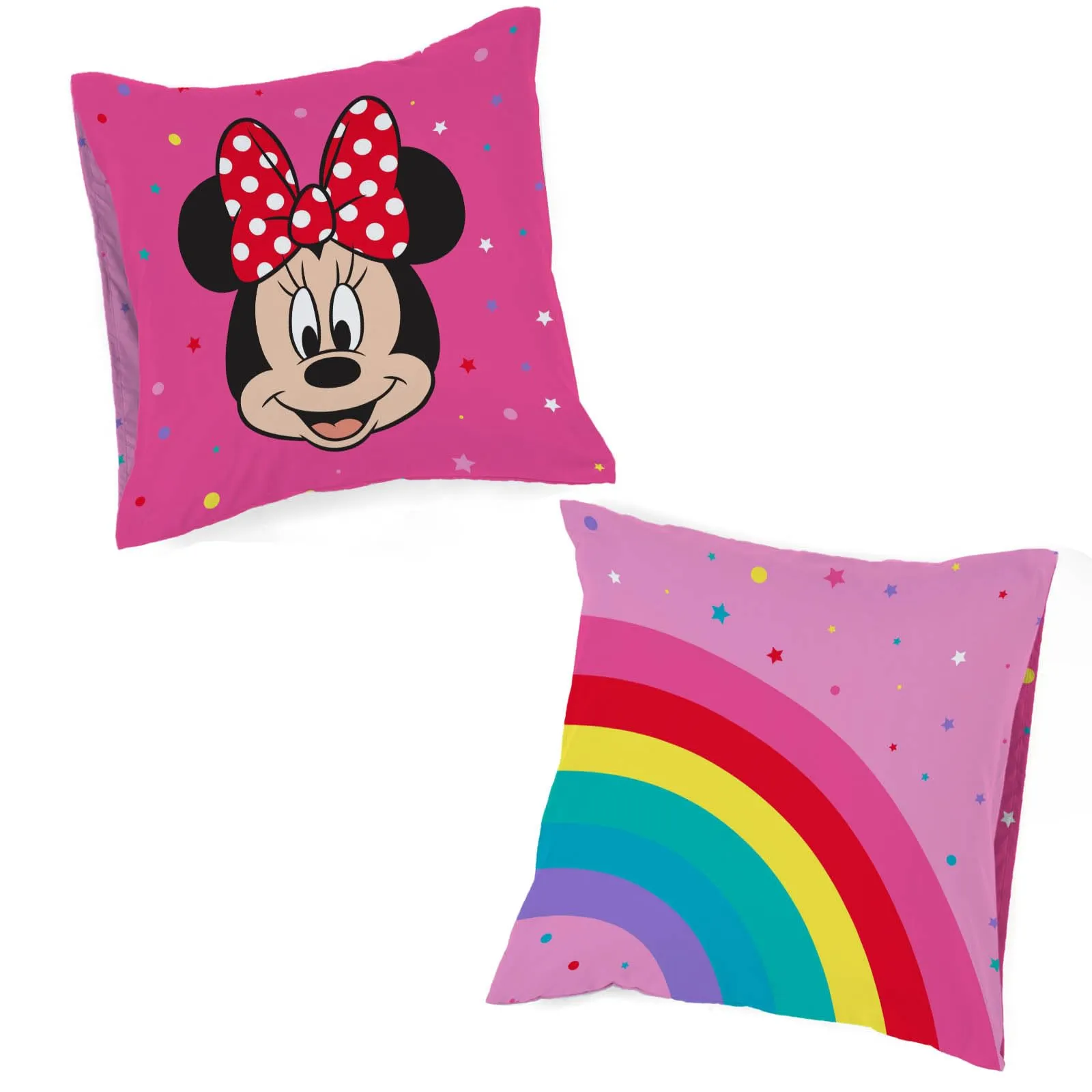 Jay Franco Disney Minnie Mouse Set Biancheria da Letto, Copripiumino e Federa, Letto Singolo, Multicolore, 2 Pezzi - immagine 3