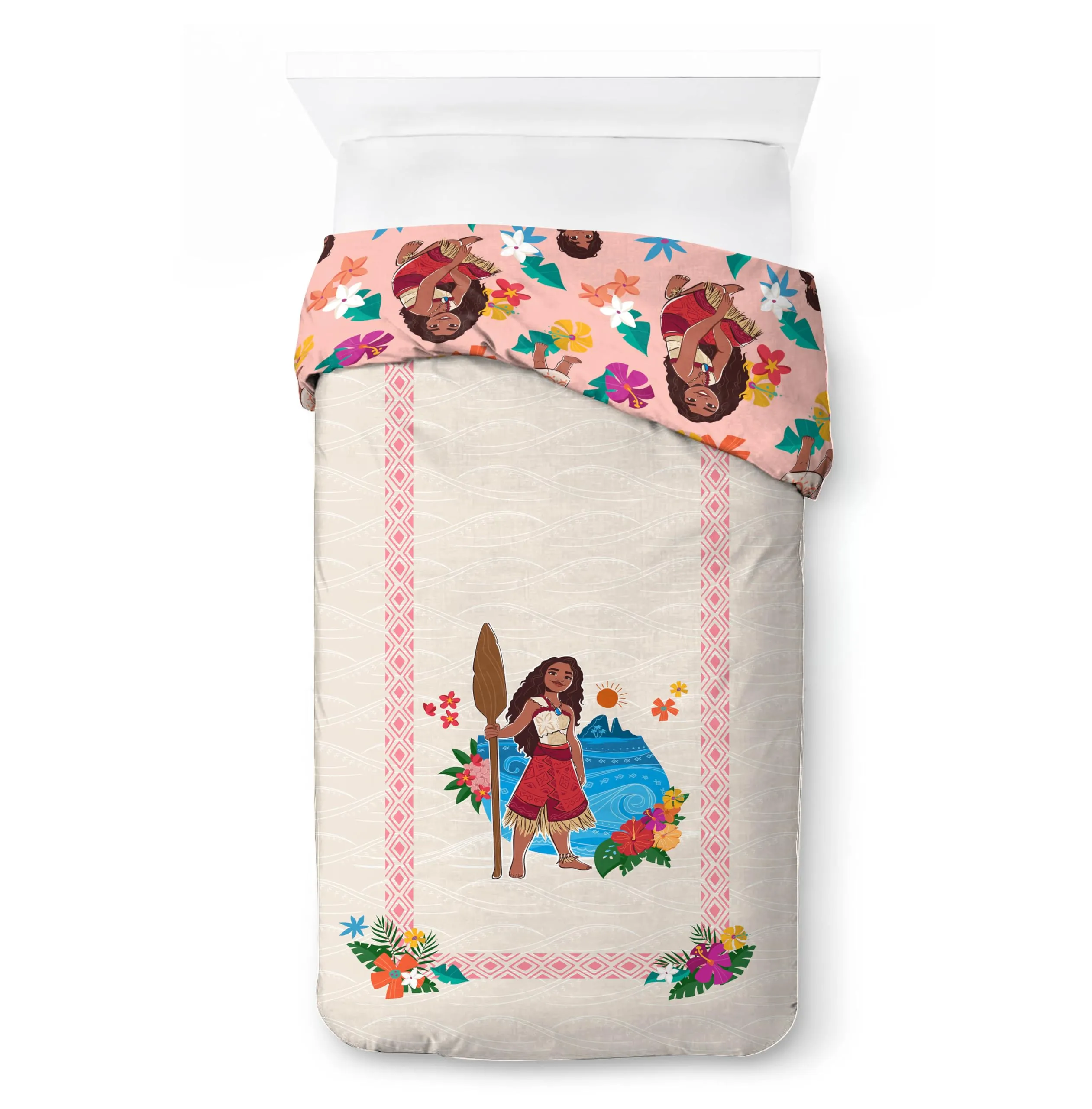 Jay Franco Disney Moana Set di Biancheria da Letto, Beige, 2 Pezzi, Singolo - immagine 5