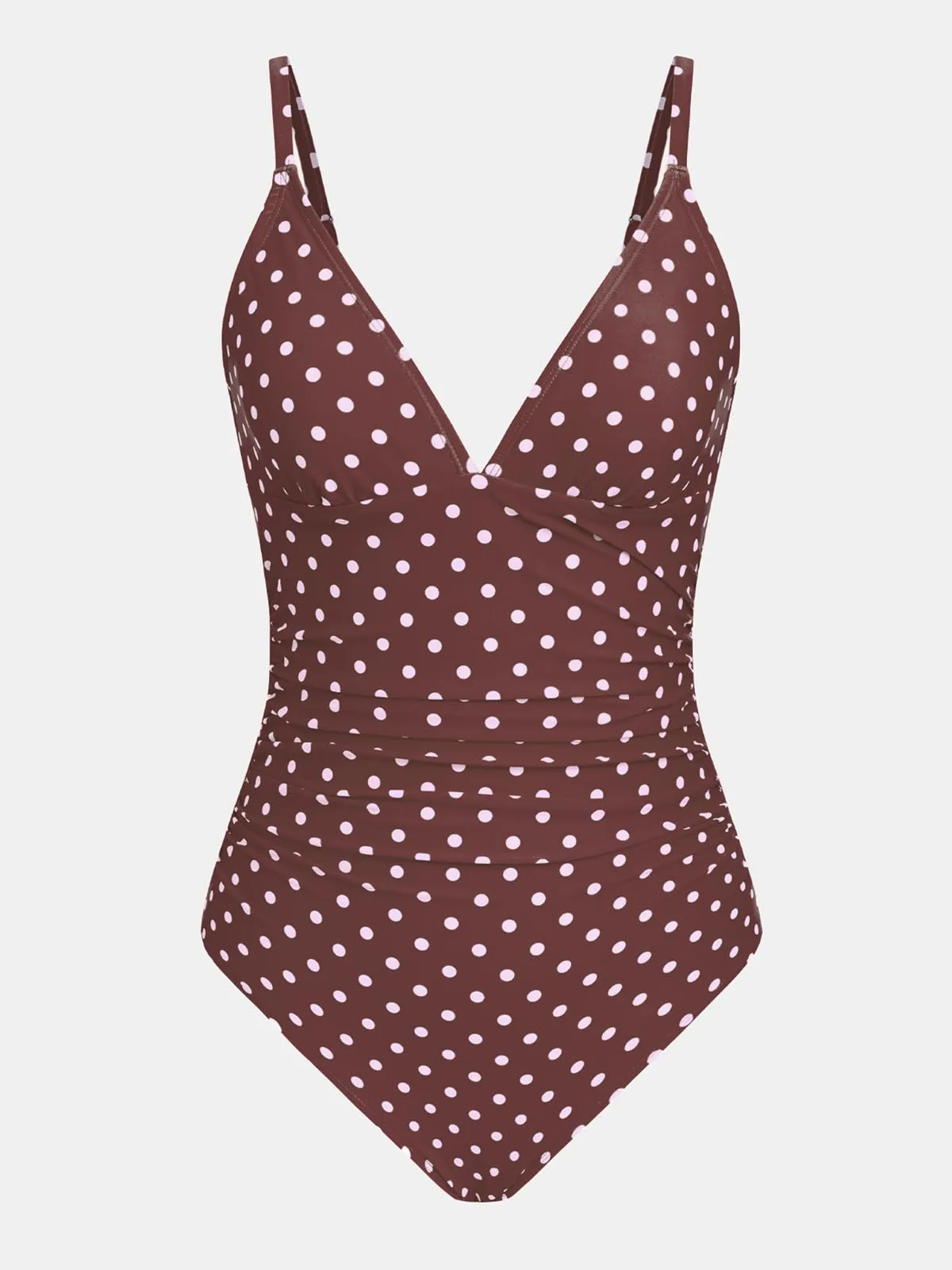 Cupshe Costume da bagno intero da donna, scollo a V, controllo della pancia, S - immagine 6