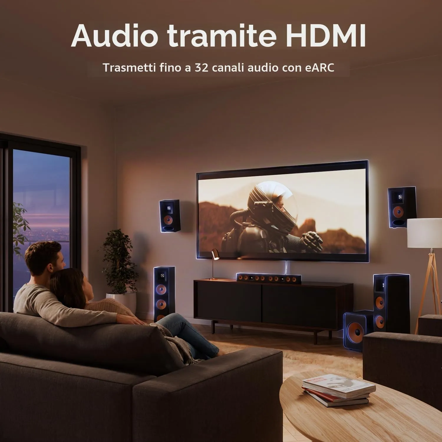 deleyCON 2m Prolunga HDMI 2.1 8K 48Gbps Dolby Atmos eARC HDR10+ - immagine 3