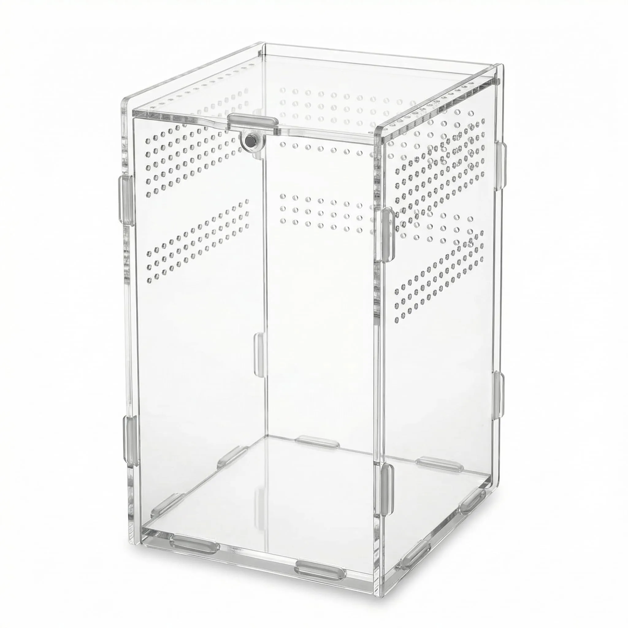 QWORK Scatola per Rettili in Acrilico, Terrario Insetti, 20x12x12cm - immagine 1