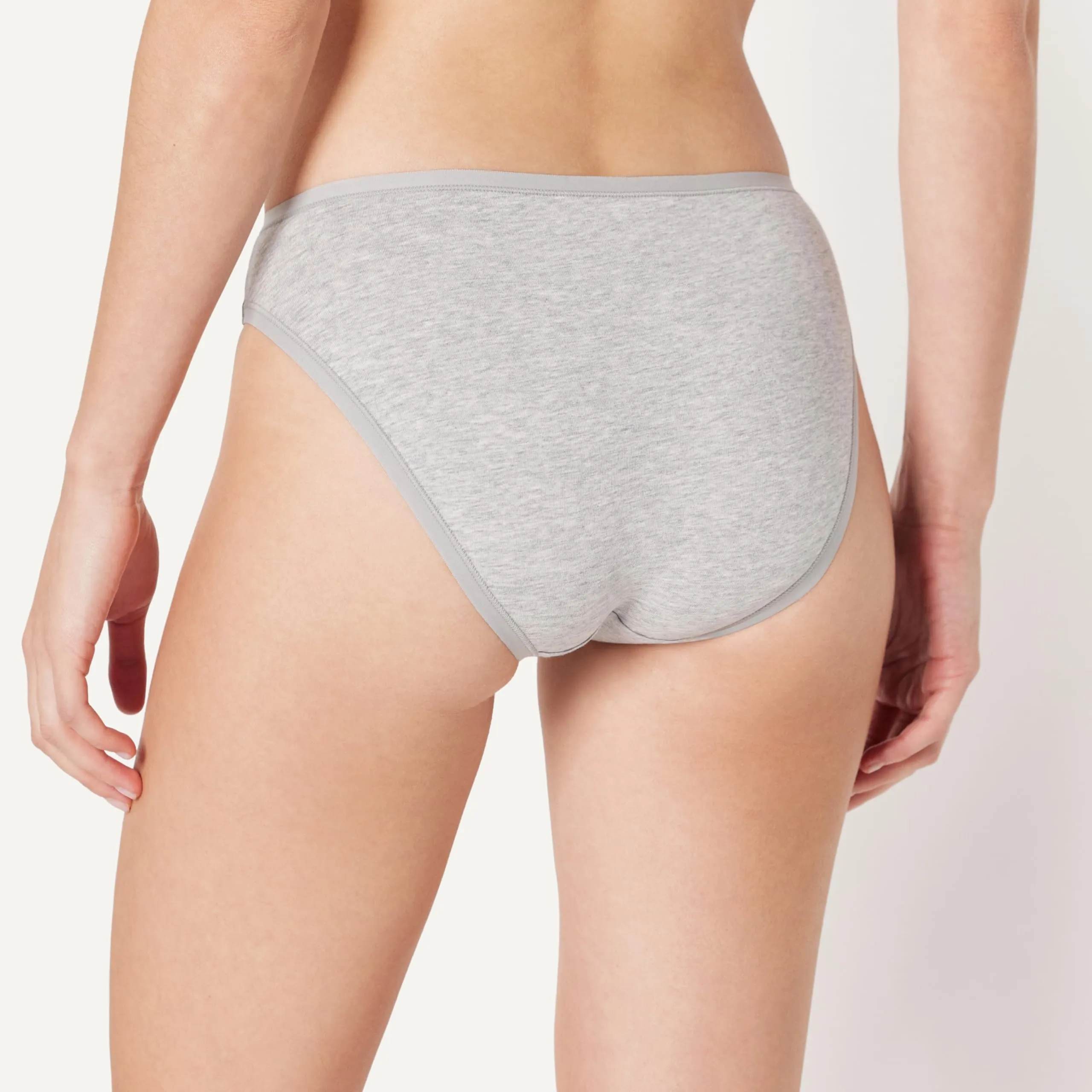 Amazon Essentials Slip Bikini in Cotone Plus, Grigio Mélange Medio, XXL Plus - immagine 2