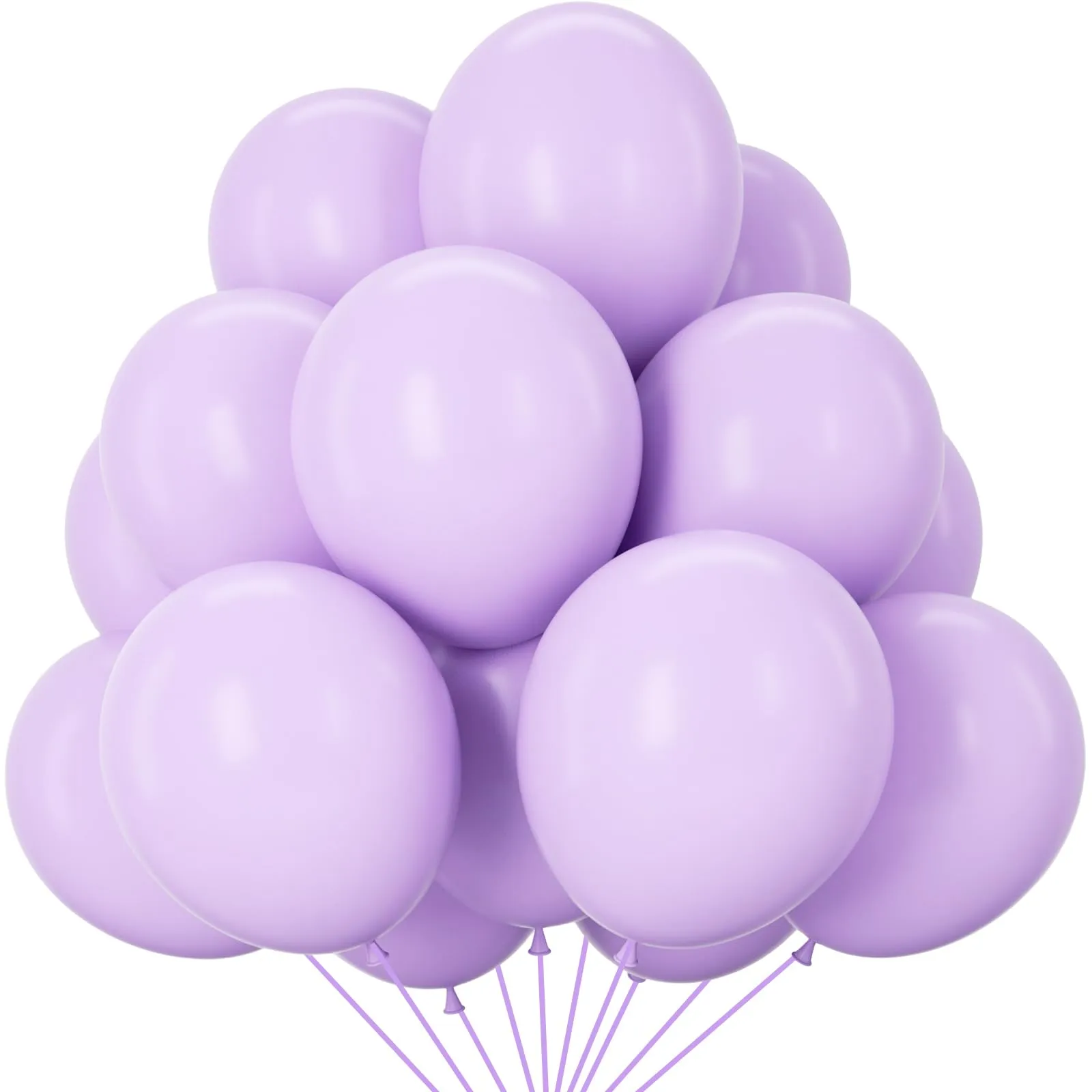 Fairymaiden Palloncini Viola Pastello, 100 Pezzi, 12 Pollici - immagine 1