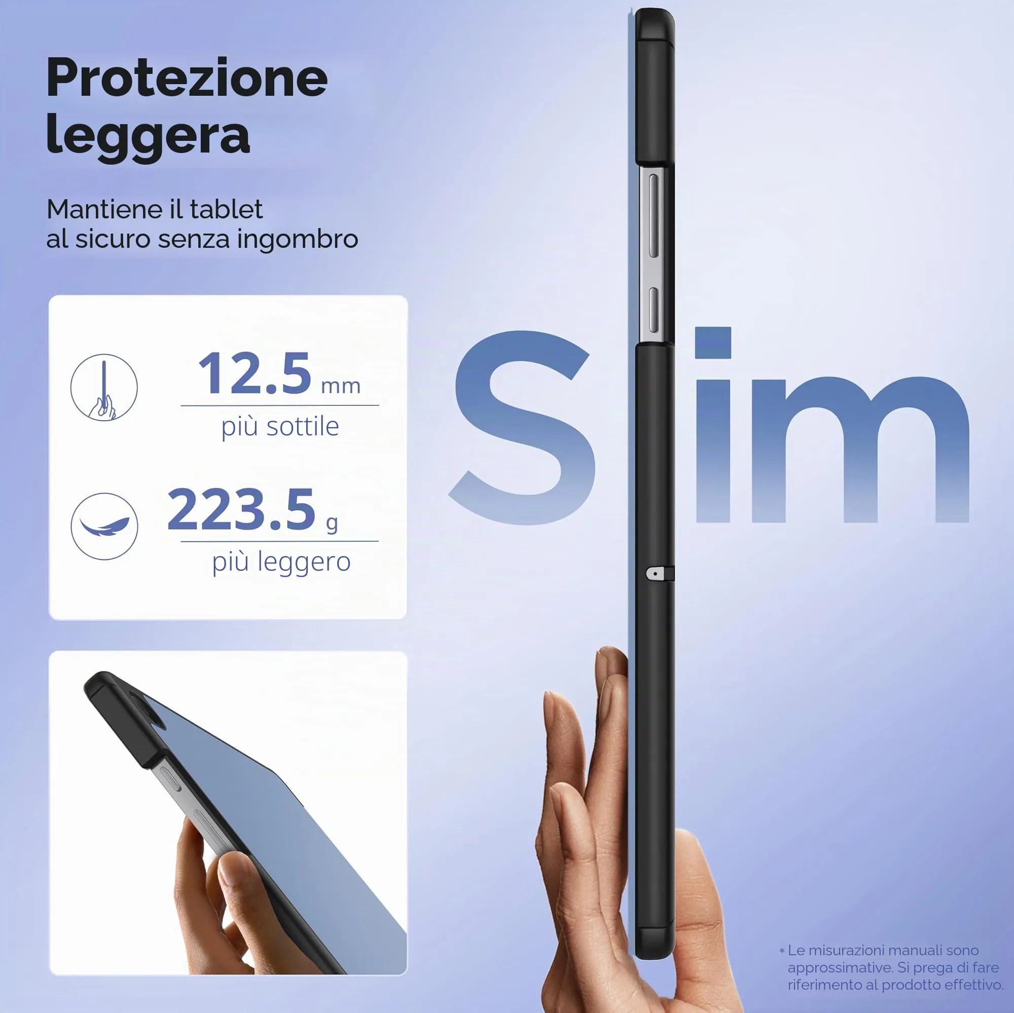 EasyAcc Custodia Cover per Samsung Galaxy Tab A11+ Plus 11 Pollici - immagine 5