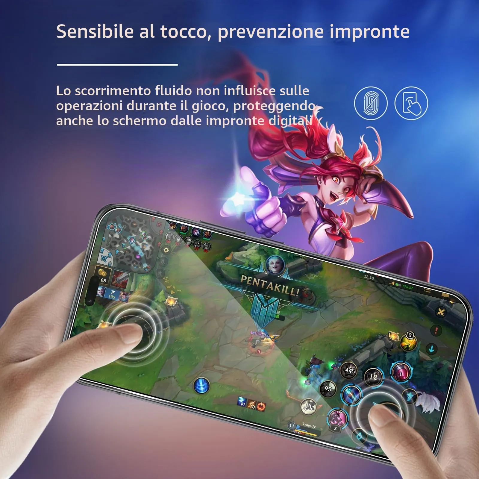 ELYCO Vetro Temperato per Honor 600 Lite, 3+3 Pezzi - immagine 4