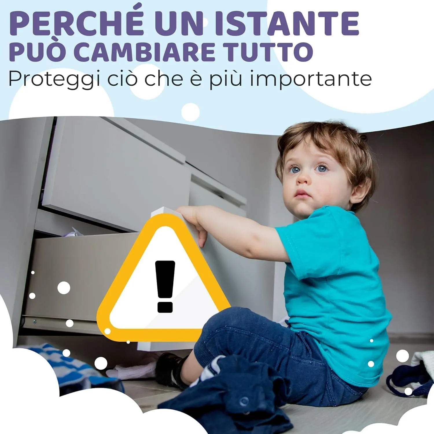 WunderHippo Chiusura Magnetica per Cassetti e Ante, 30 Serrature + 6 Chiavi, Blocco di Sicurezza Magnetico per Bambini - immagine 2