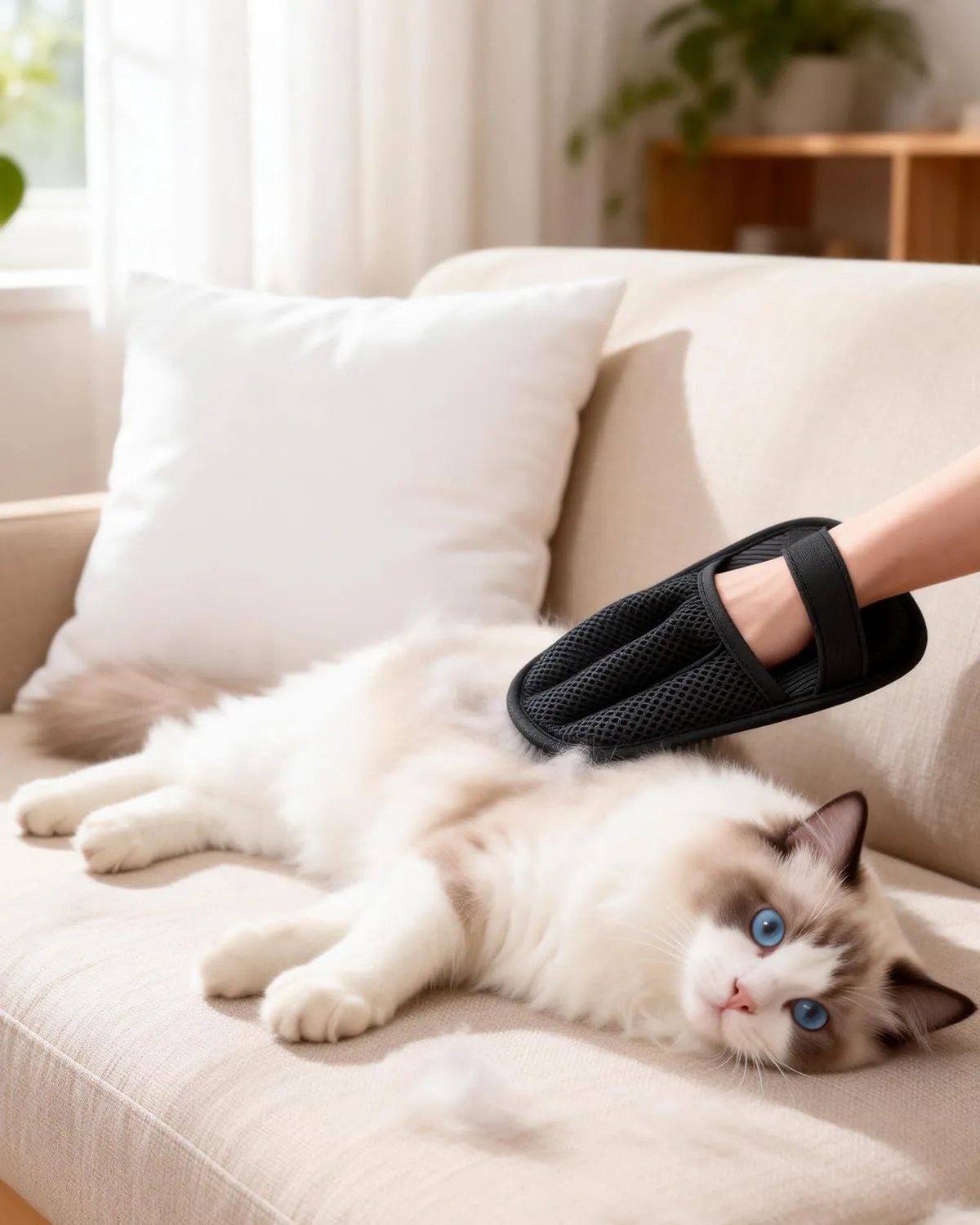 JIMYIU Guanto rimuovi peli animali, 1 pezzo - immagine 6