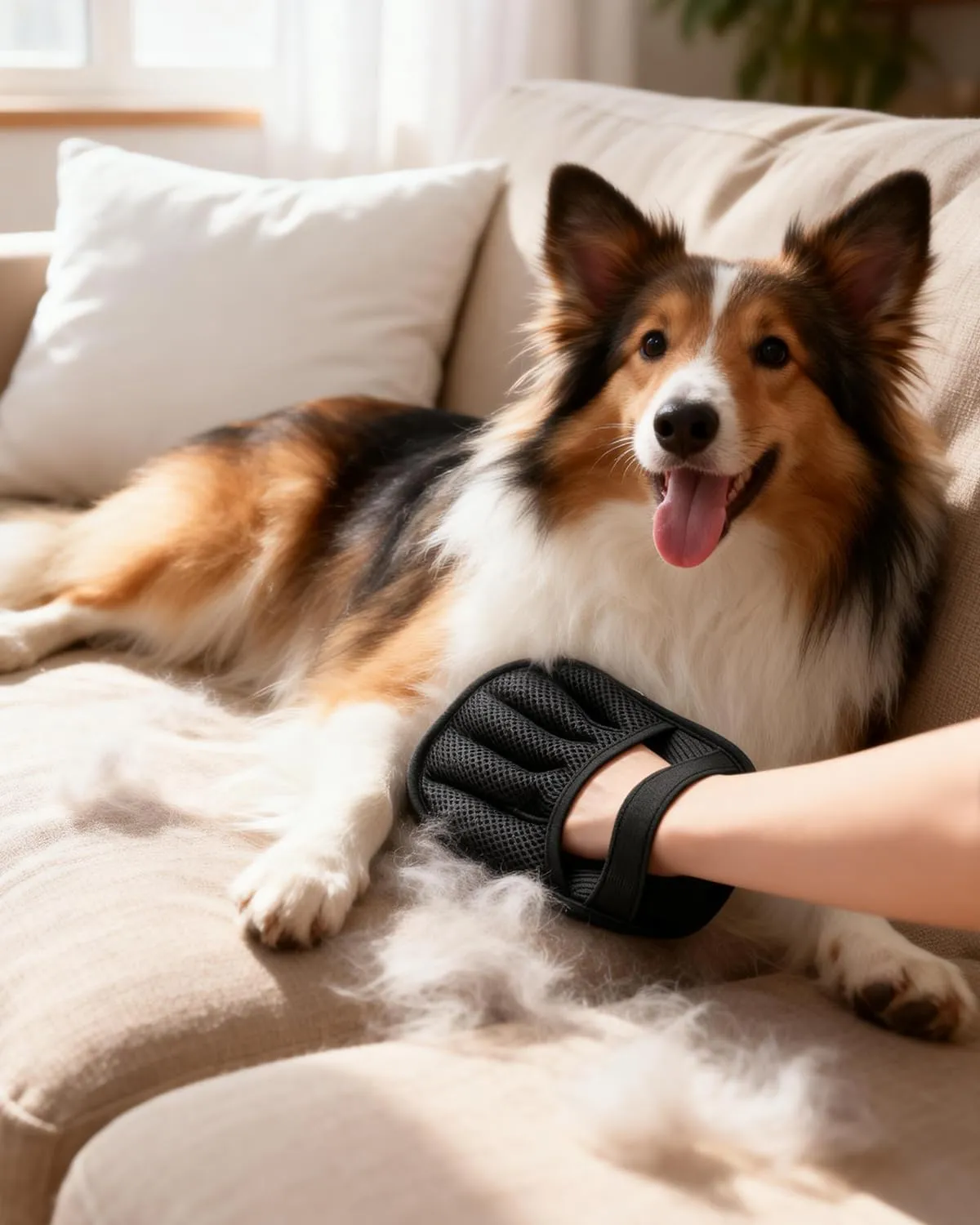 JIMYIU Guanto rimuovi peli animali, 1 pezzo - immagine 7