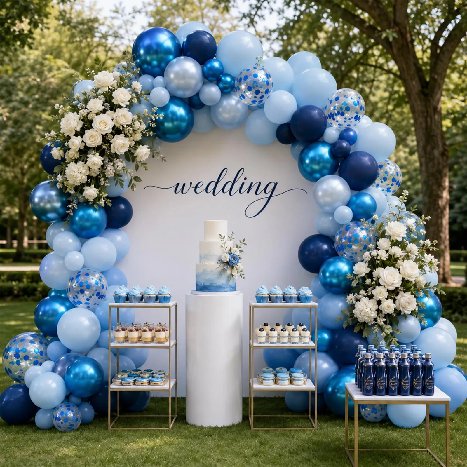 Fairymaiden Palloncini Blu, 60 Pezzi, 12 Pollici - immagine 6