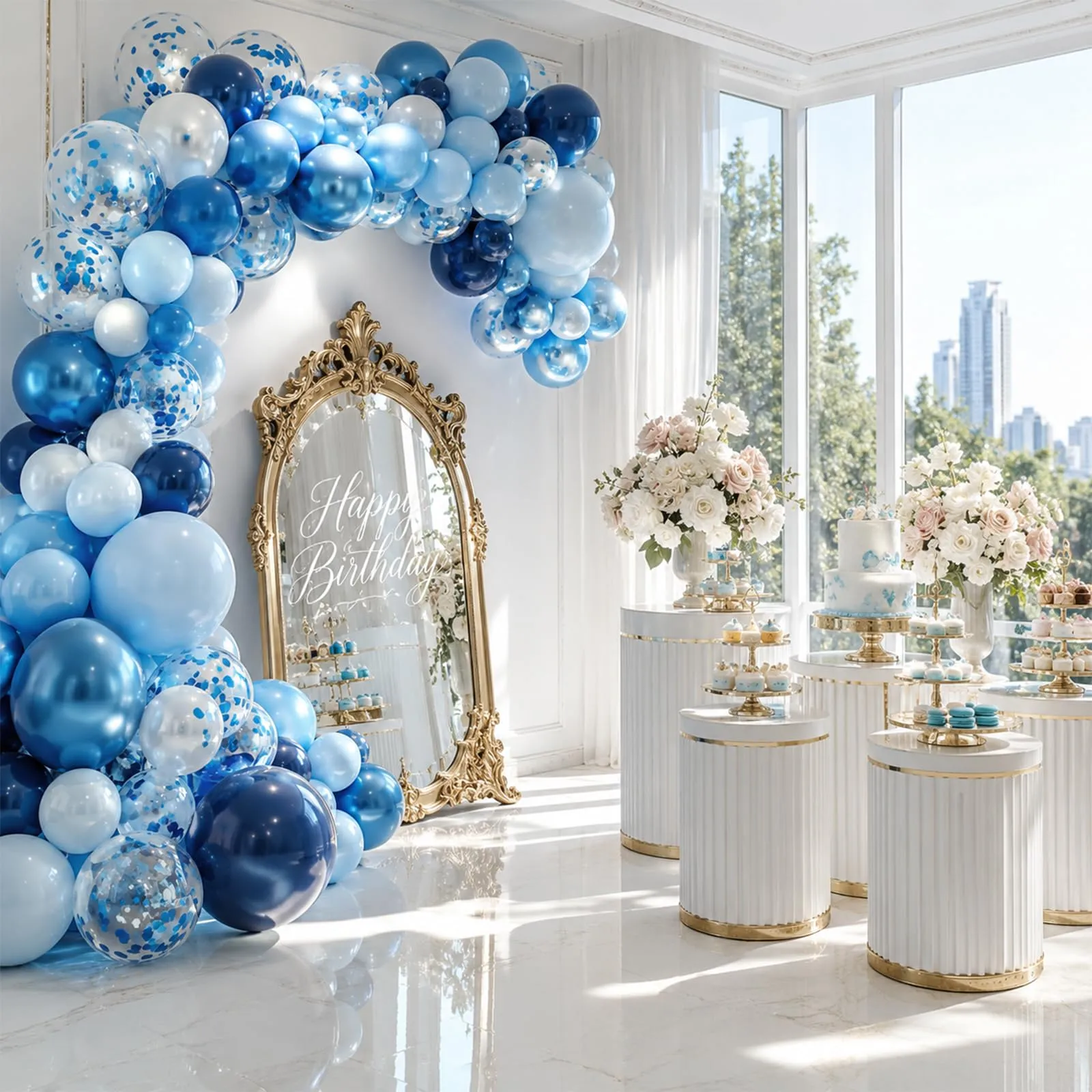 Fairymaiden Palloncini Blu, 60 Pezzi, 12 Pollici - immagine 7