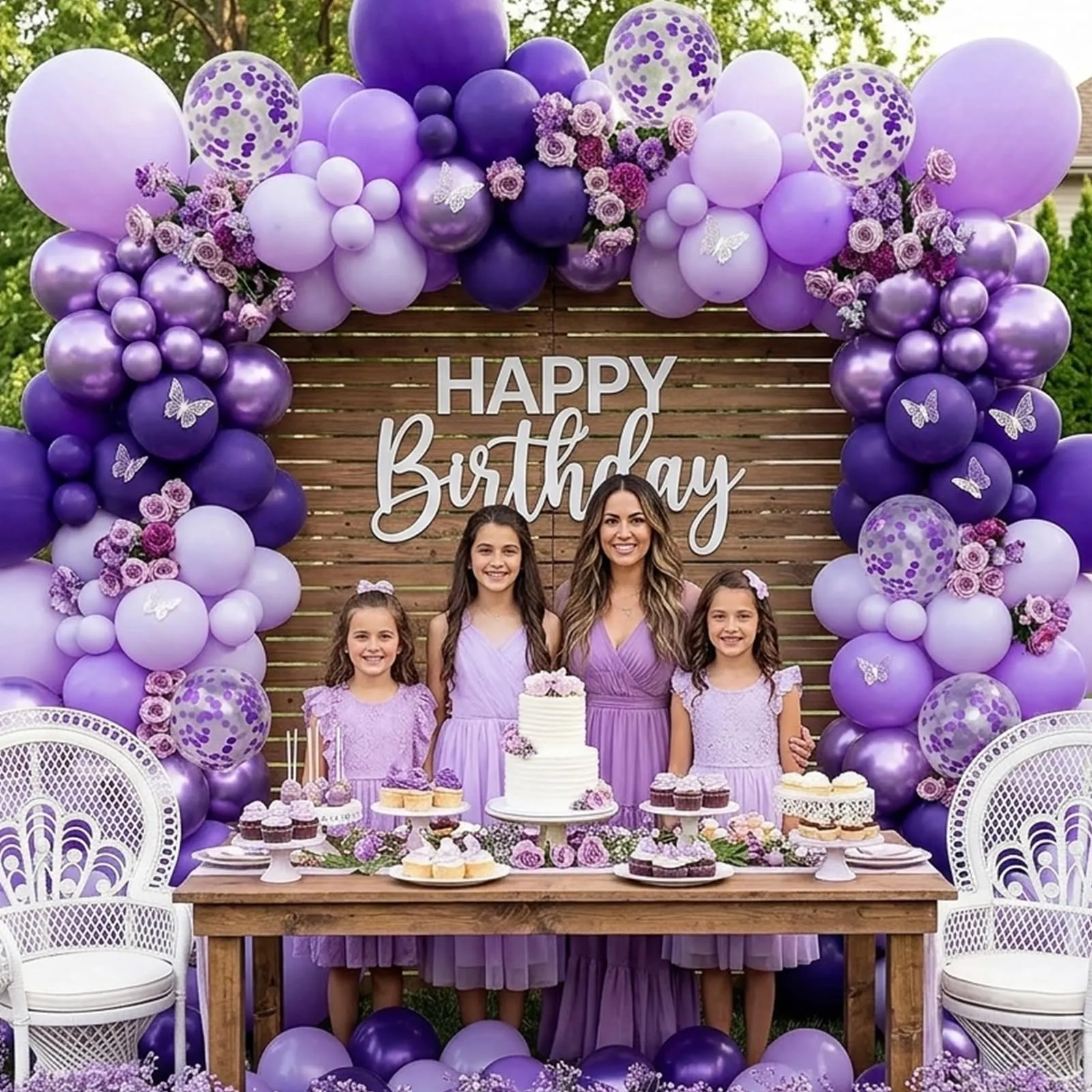 fairymaiden Palloncini Viola Metallizzati in Lattice, 60 Pezzi, 12 Pollici - immagine 5