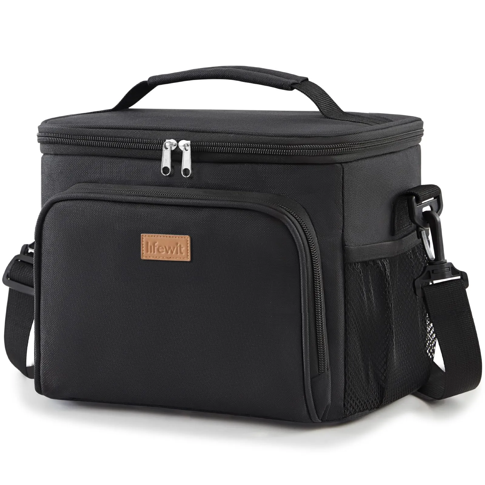 Lifewit Borsa Termica Porta Pranzo Impermeabile, Nero, 24L - immagine 1
