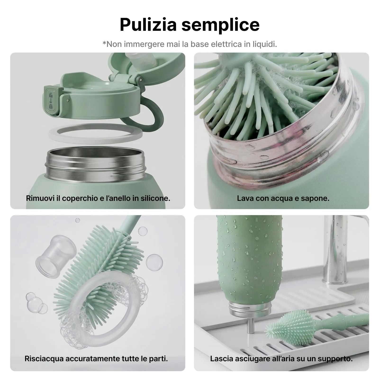 Momcozy Set Allattamento Portatile MW05 Scaldabiberon e Contenitore Termico CM01 - immagine 8