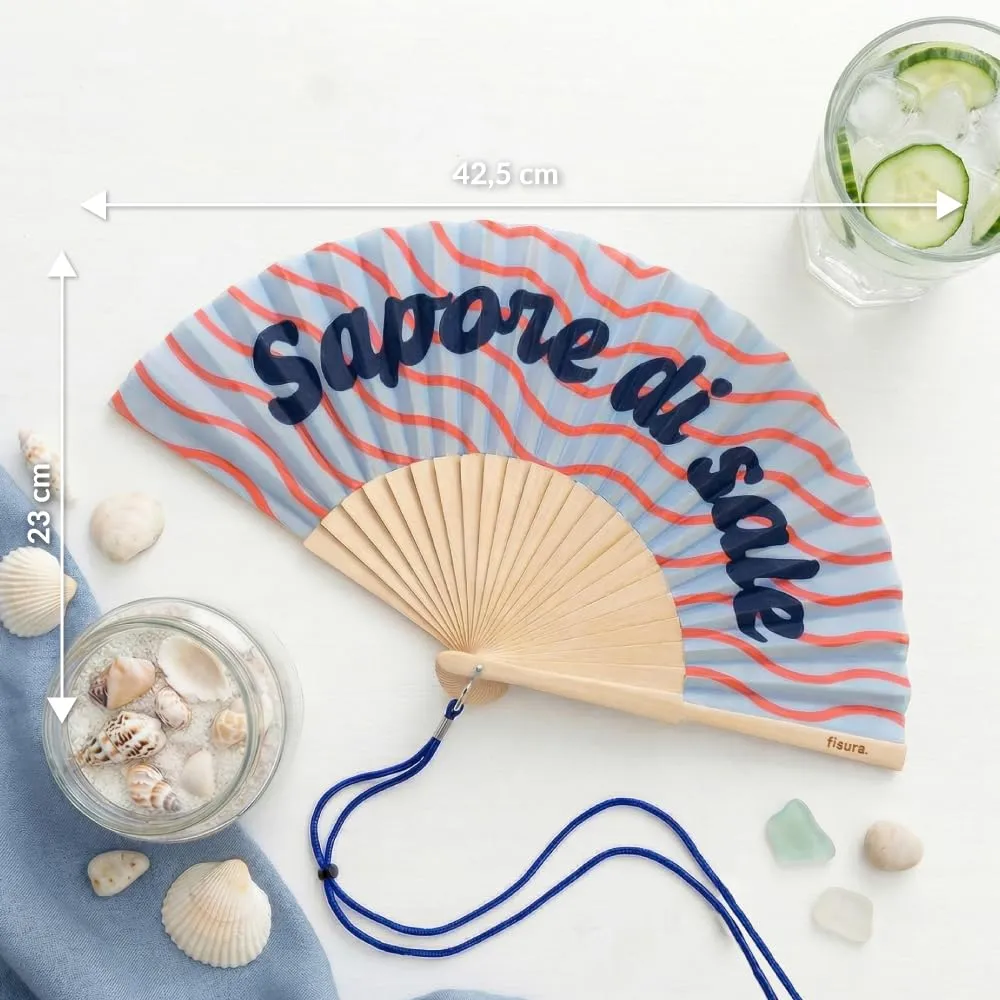 Fisura Ventaglio Sapore di sale, Blu, 42,5 x 23 cm - immagine 5