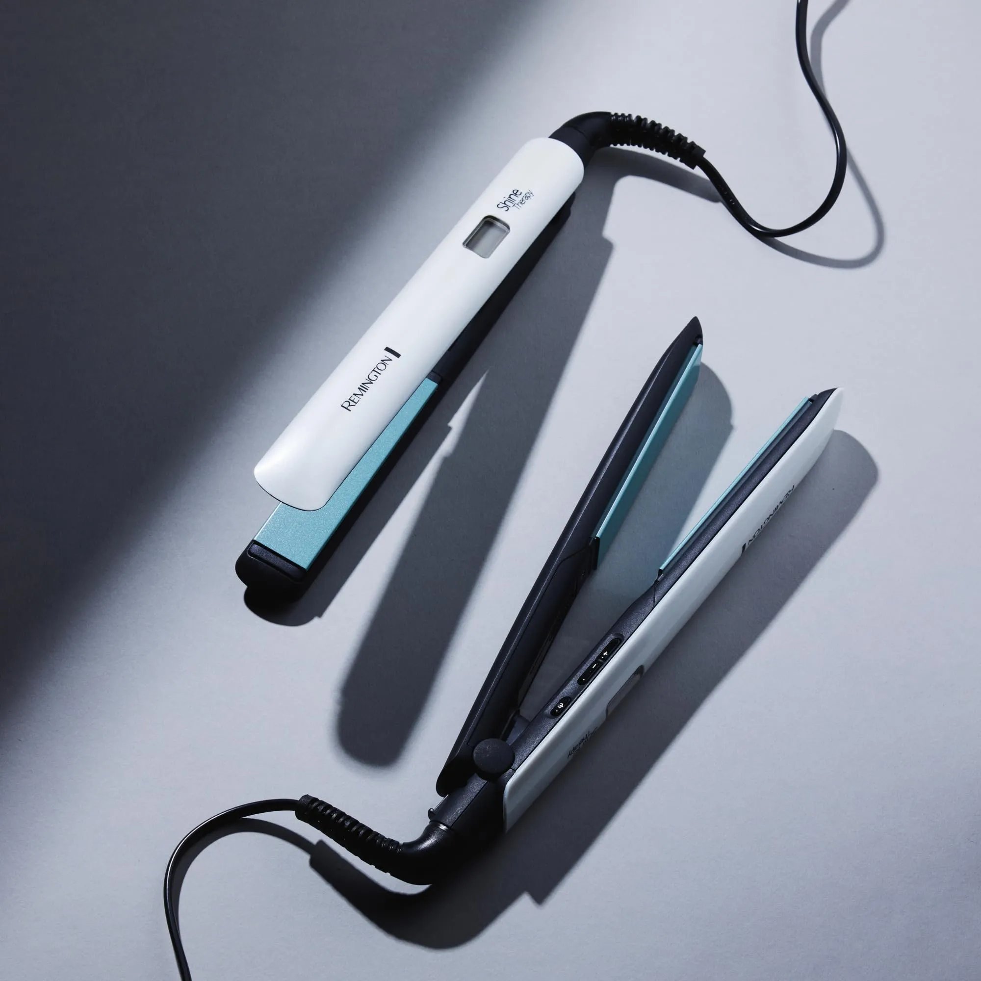 Remington Shine Therapy Piastra per Capelli, Rivestimento Ceramico con Olio di Argan e Vitamina E, Display LCD, 150-230°C, S8500 - immagine 5