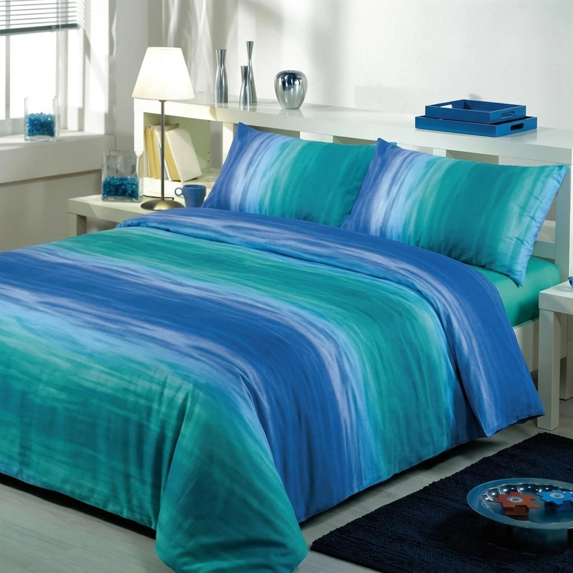 Dorian Home Copripiumino Matrimoniale Cotone 240x220 con 2 Federe - immagine 1