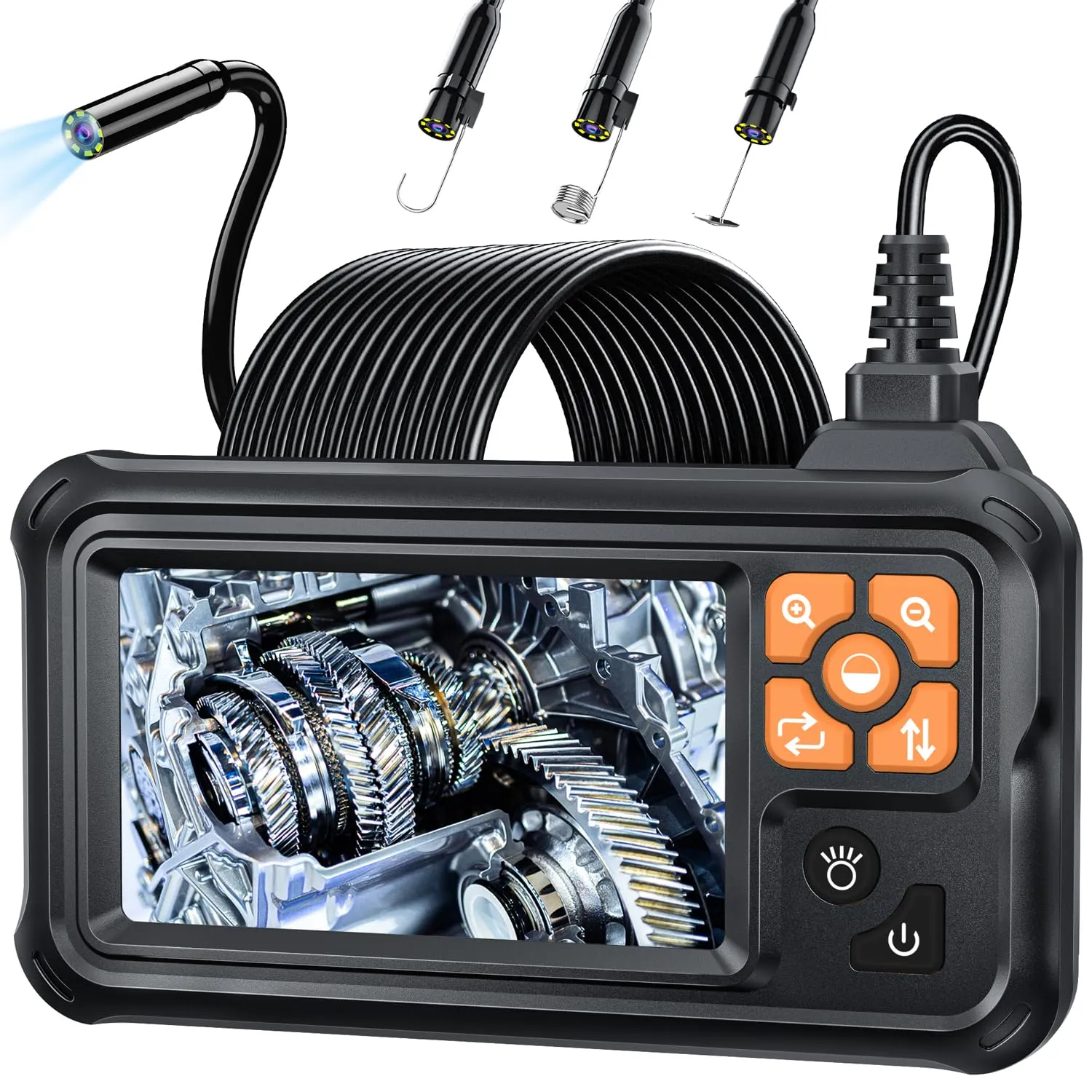 SKYBASIC Endoscopio Industriale 4.3" HD 1080P IP67 5M - immagine 1