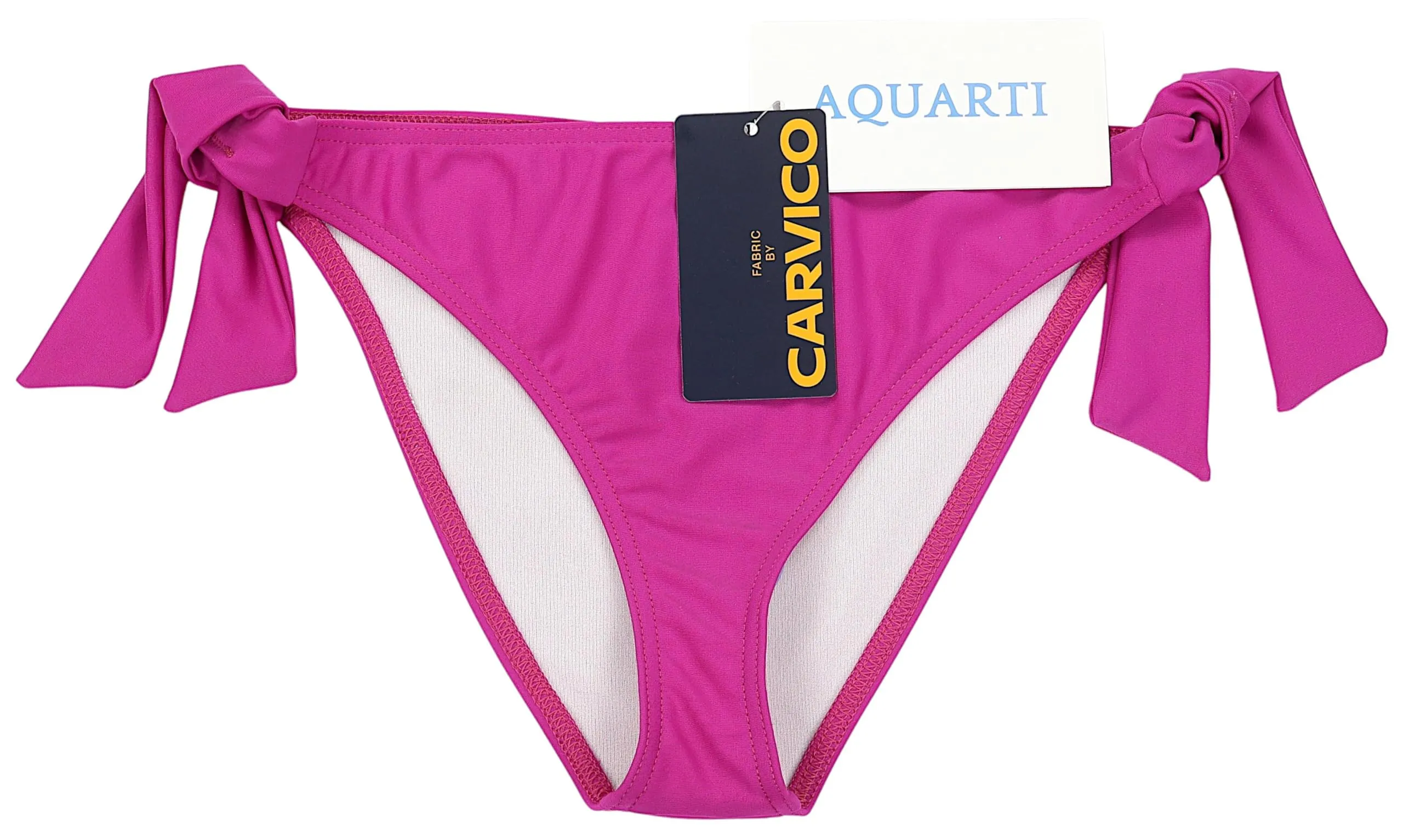 Aquarti Slip Costume Donna con Lacci Laterali, Porpora, 46 - immagine 4