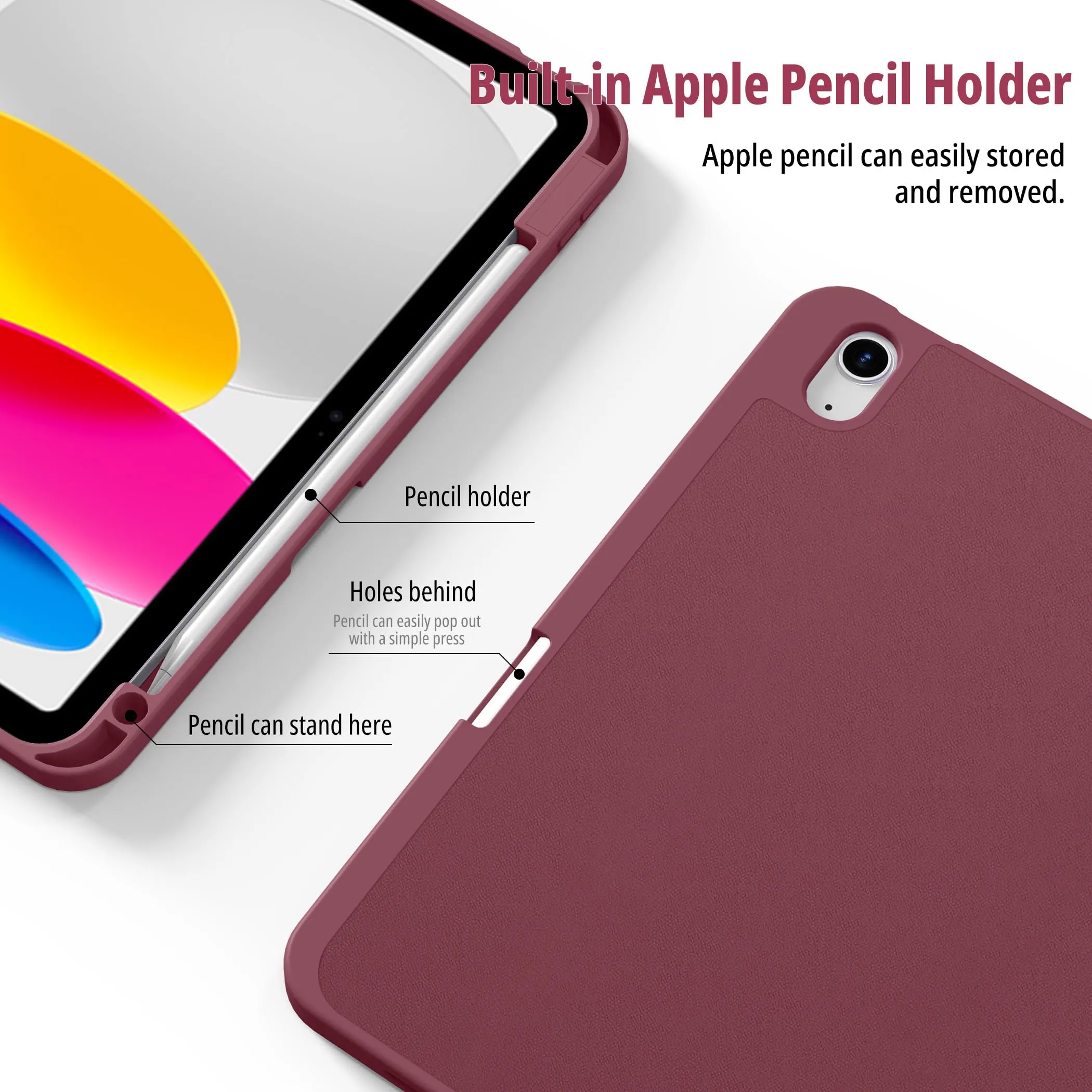 CACOE Cover per iPad 11 Generazione (2025) e iPad 10 Generazione 10.9 (2022) - immagine 3