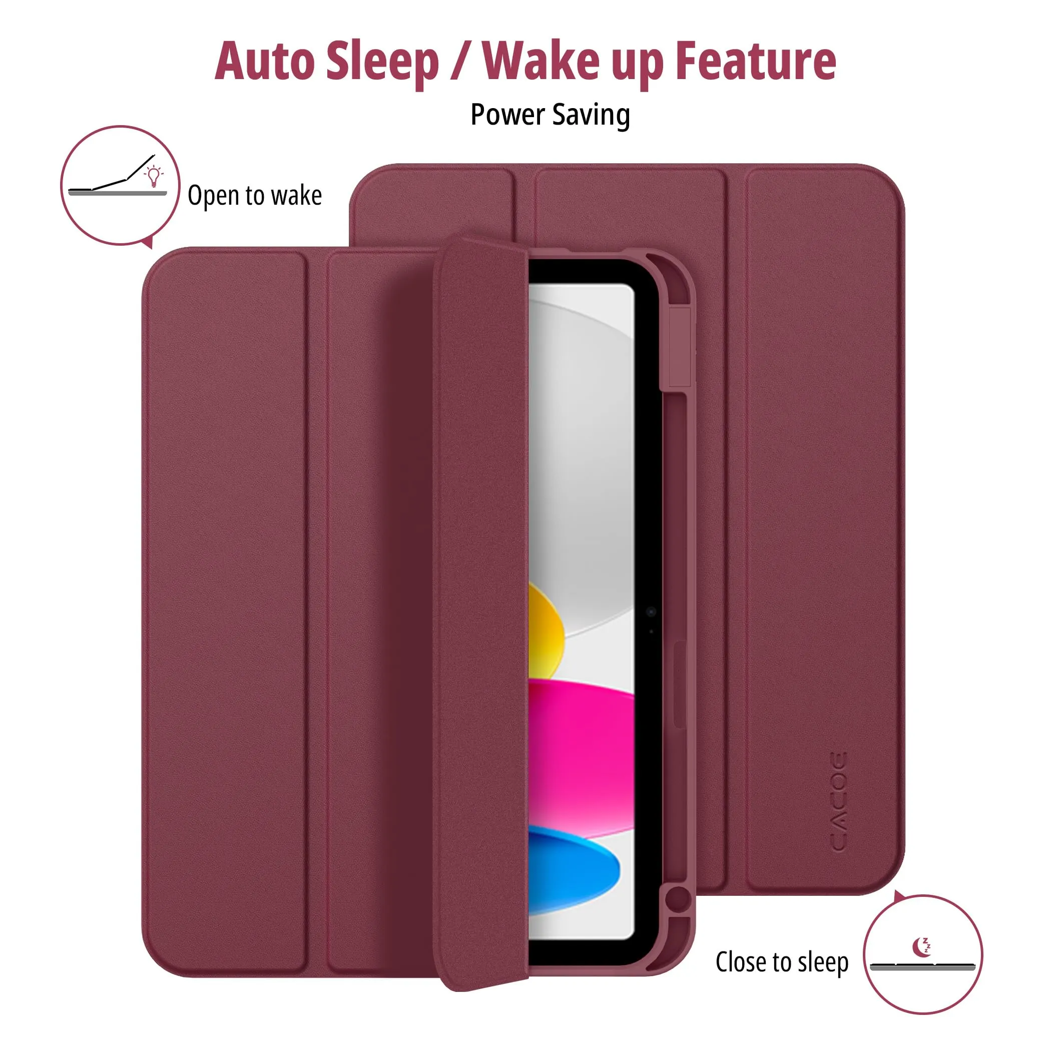 CACOE Cover per iPad 11 Generazione (2025) e iPad 10 Generazione 10.9 (2022) - immagine 4