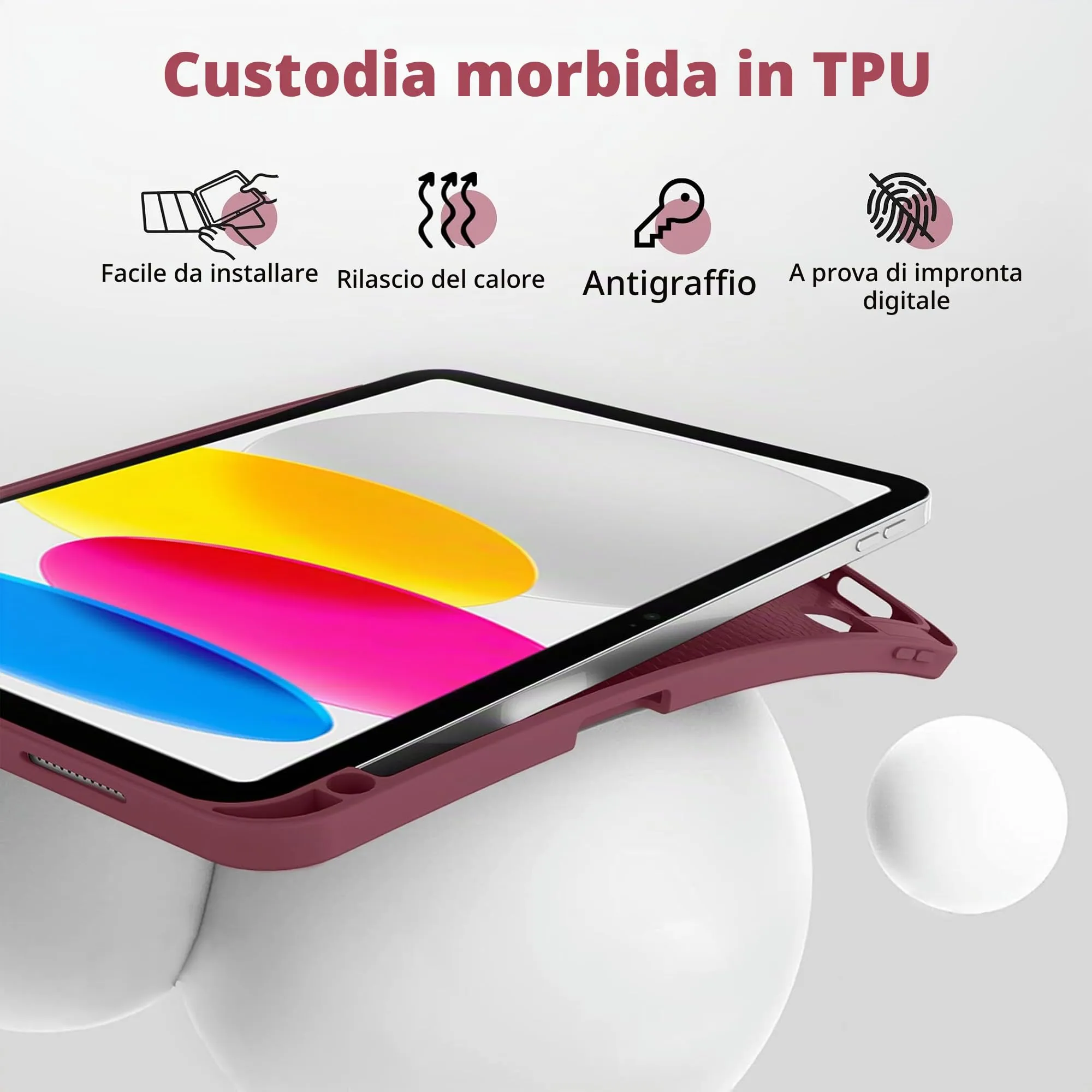 CACOE Cover per iPad 11 Generazione (2025) e iPad 10 Generazione 10.9 (2022) - immagine 6