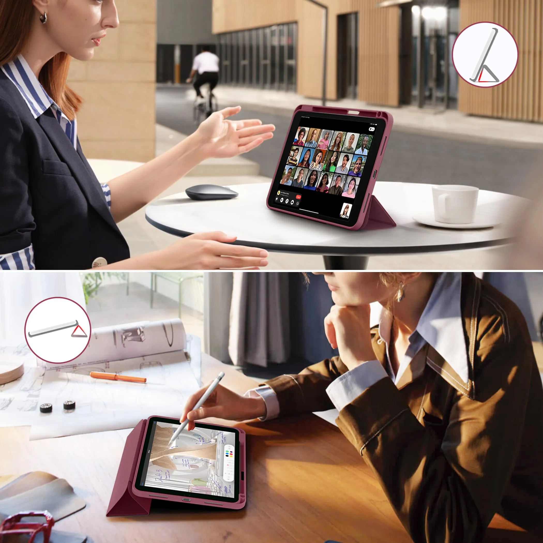 CACOE Cover per iPad 11 Generazione (2025) e iPad 10 Generazione 10.9 (2022) - immagine 7