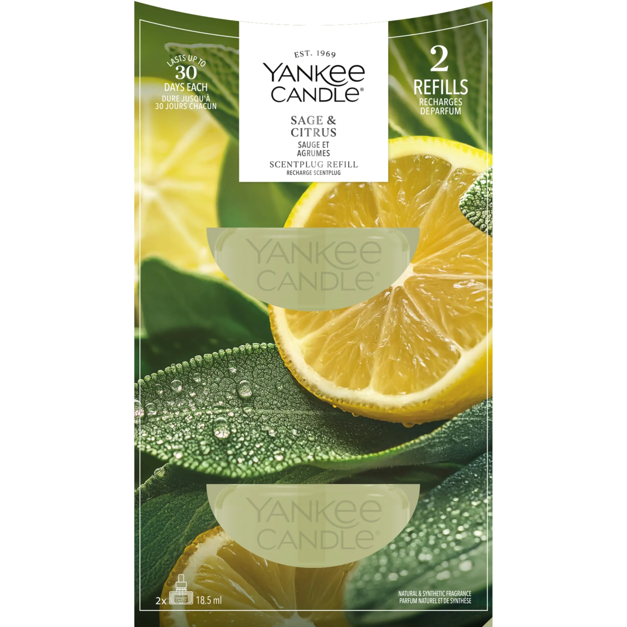 Yankee Candle Scent Plug Refill - Sage & Citrus - immagine 1