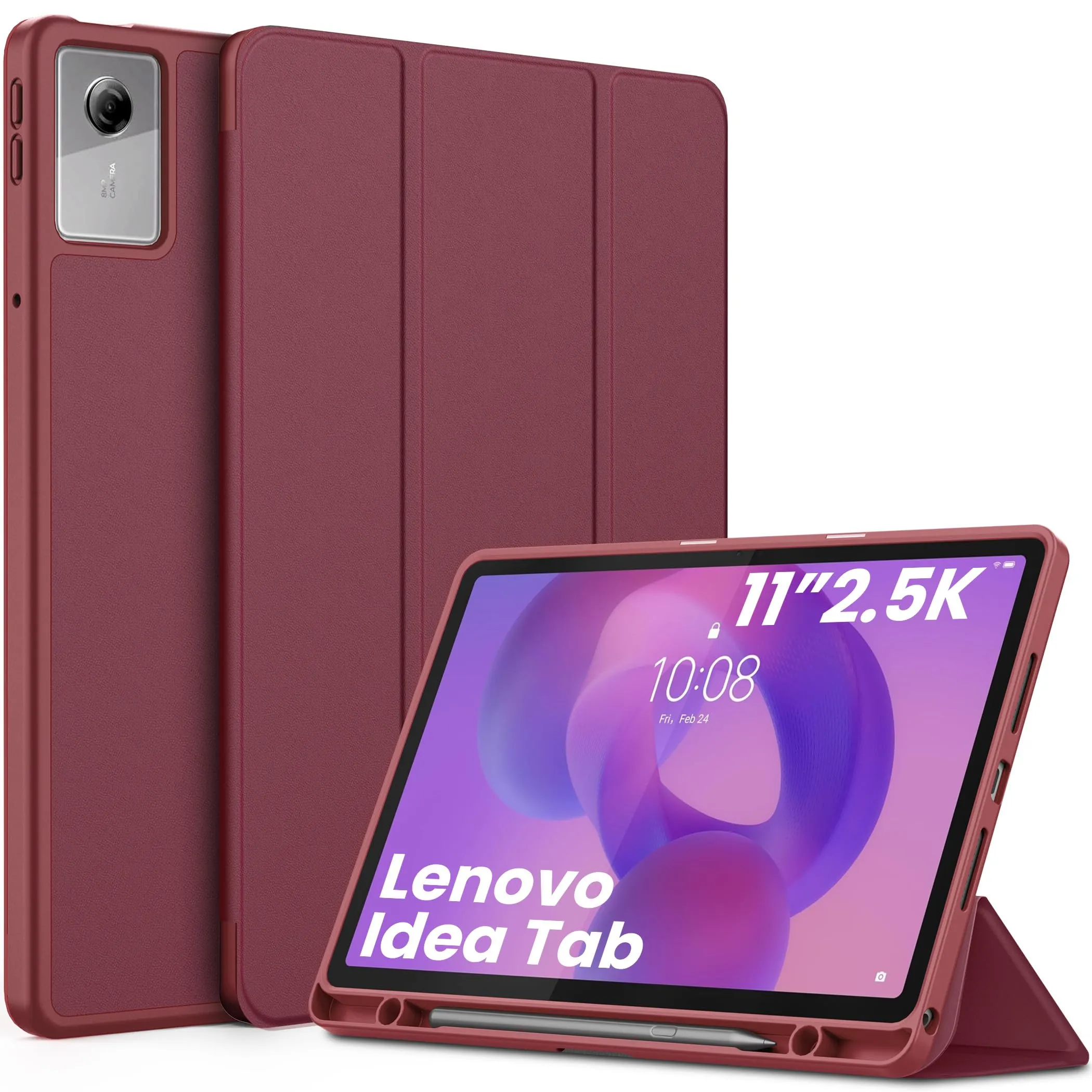 EasyAcc Cover per Lenovo Idea Tab 11 Pollici (TB336ZU/TB336FU) - Bordeaux - immagine 1