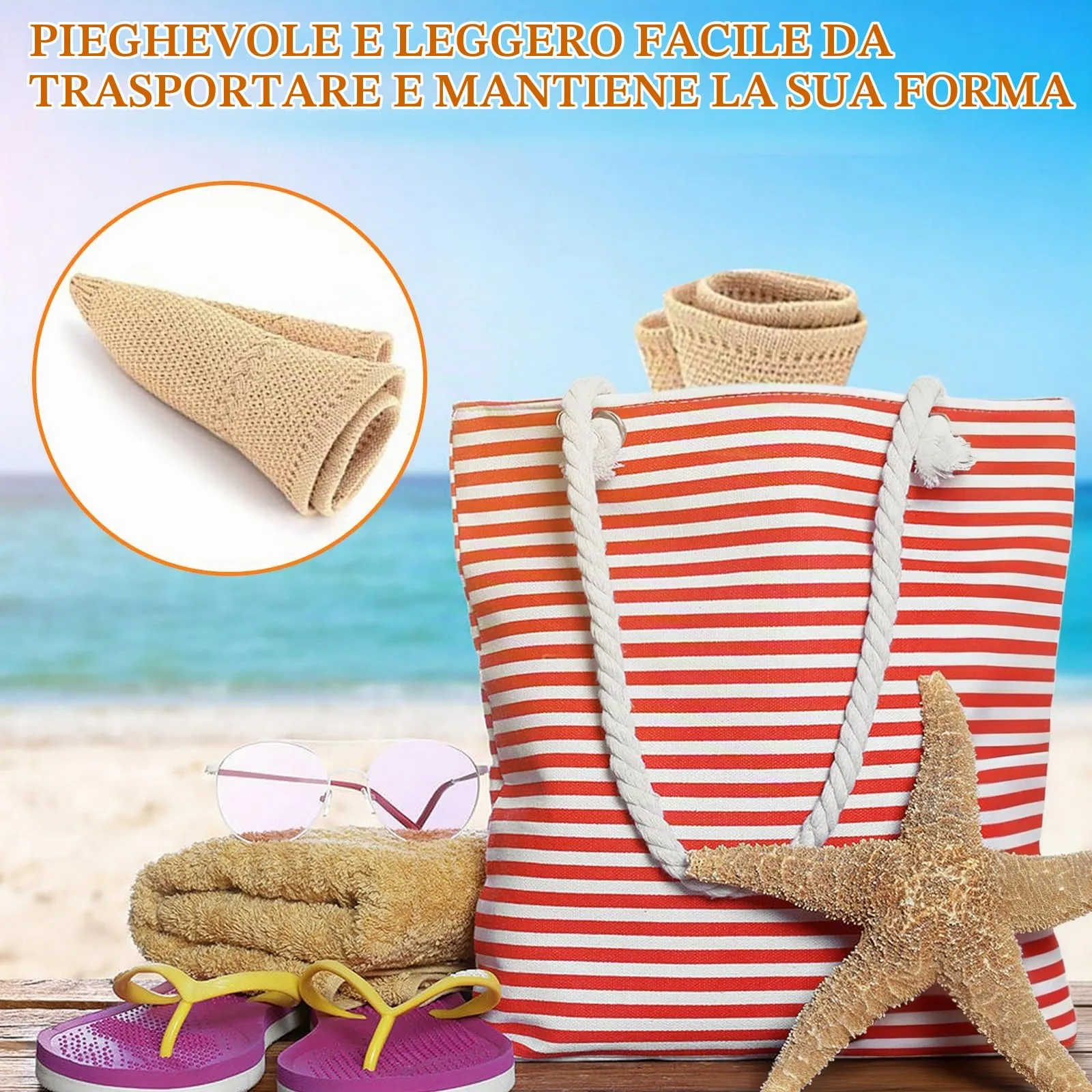 YEAMLTE Cappello di Paglia Donna Estivo da Spiaggia Pieghevole Kaki - immagine 6