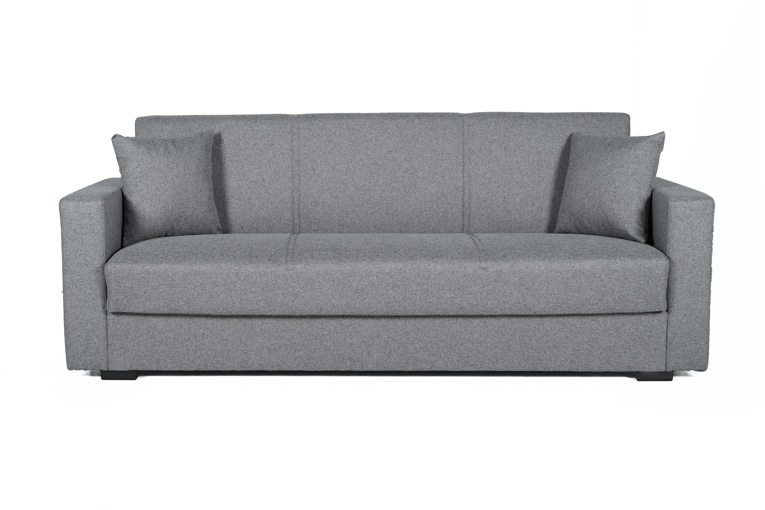 Arredo Stock Divano letto moderno Afrodite Grigio 3 posti 212x80x87 cm - immagine 2