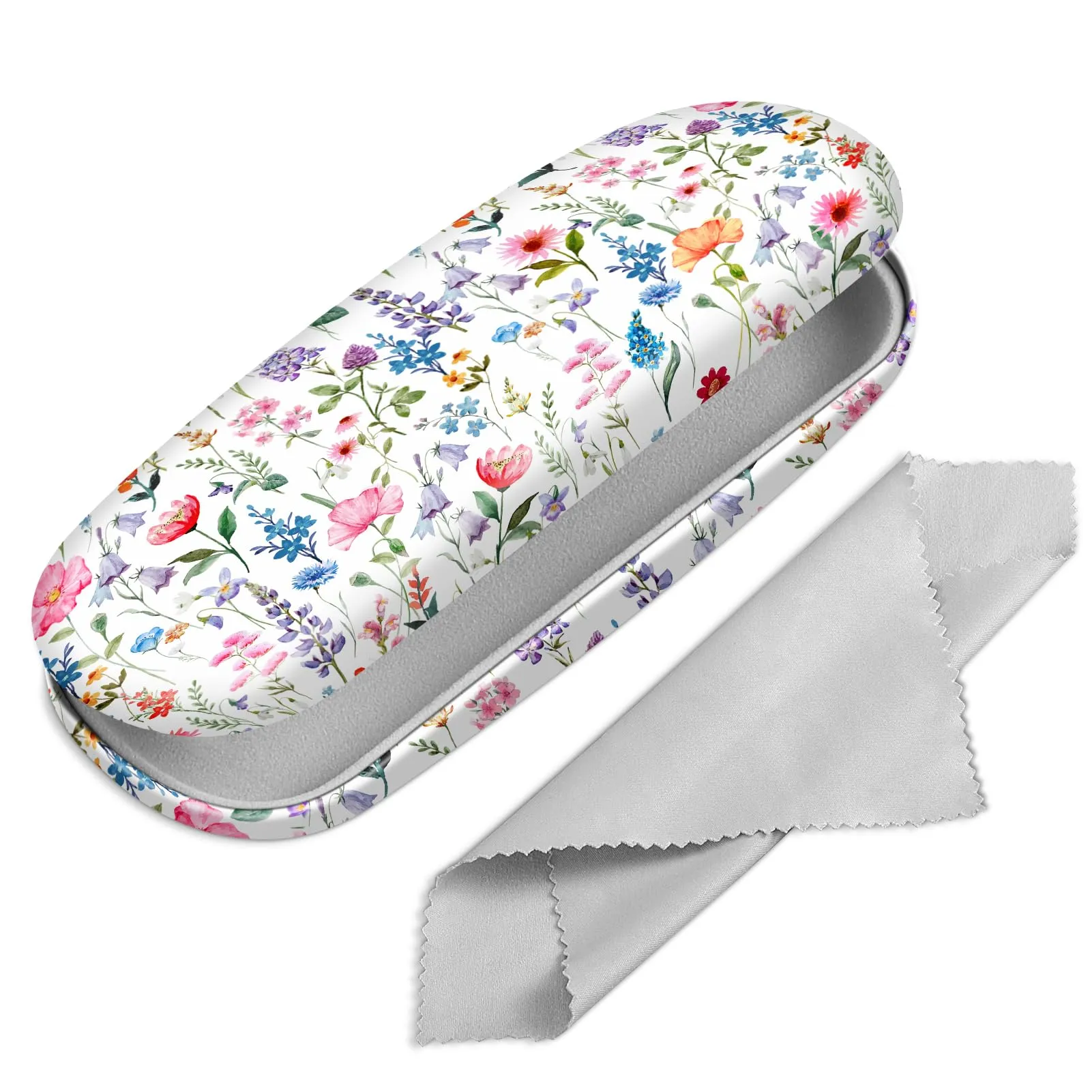 Fintie Custodia Occhiali Rigida Unisex Fantasia Floreale - immagine 1
