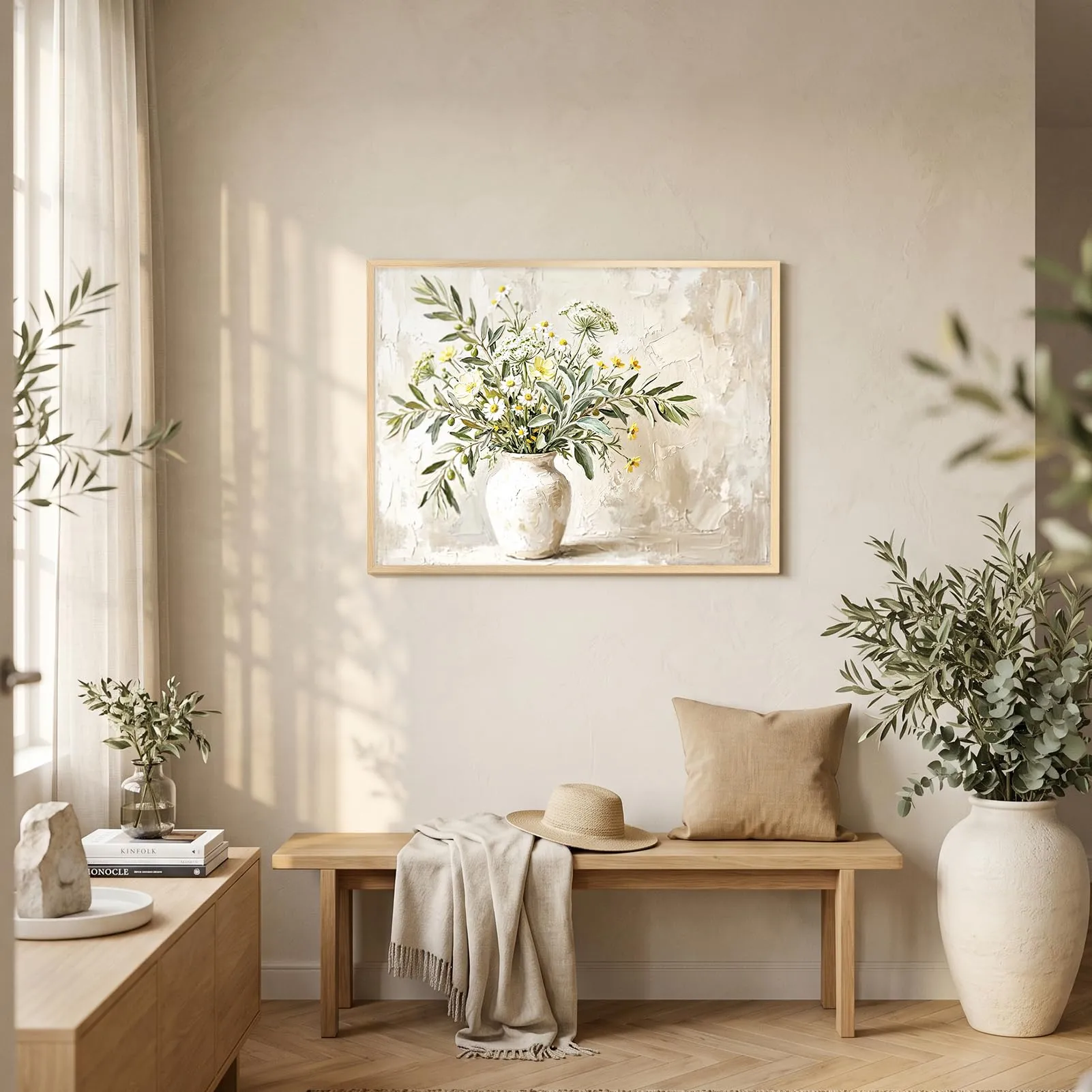 Giftgarden Cornice in Alluminio Colore Legno Naturale 60x80cm - immagine 6